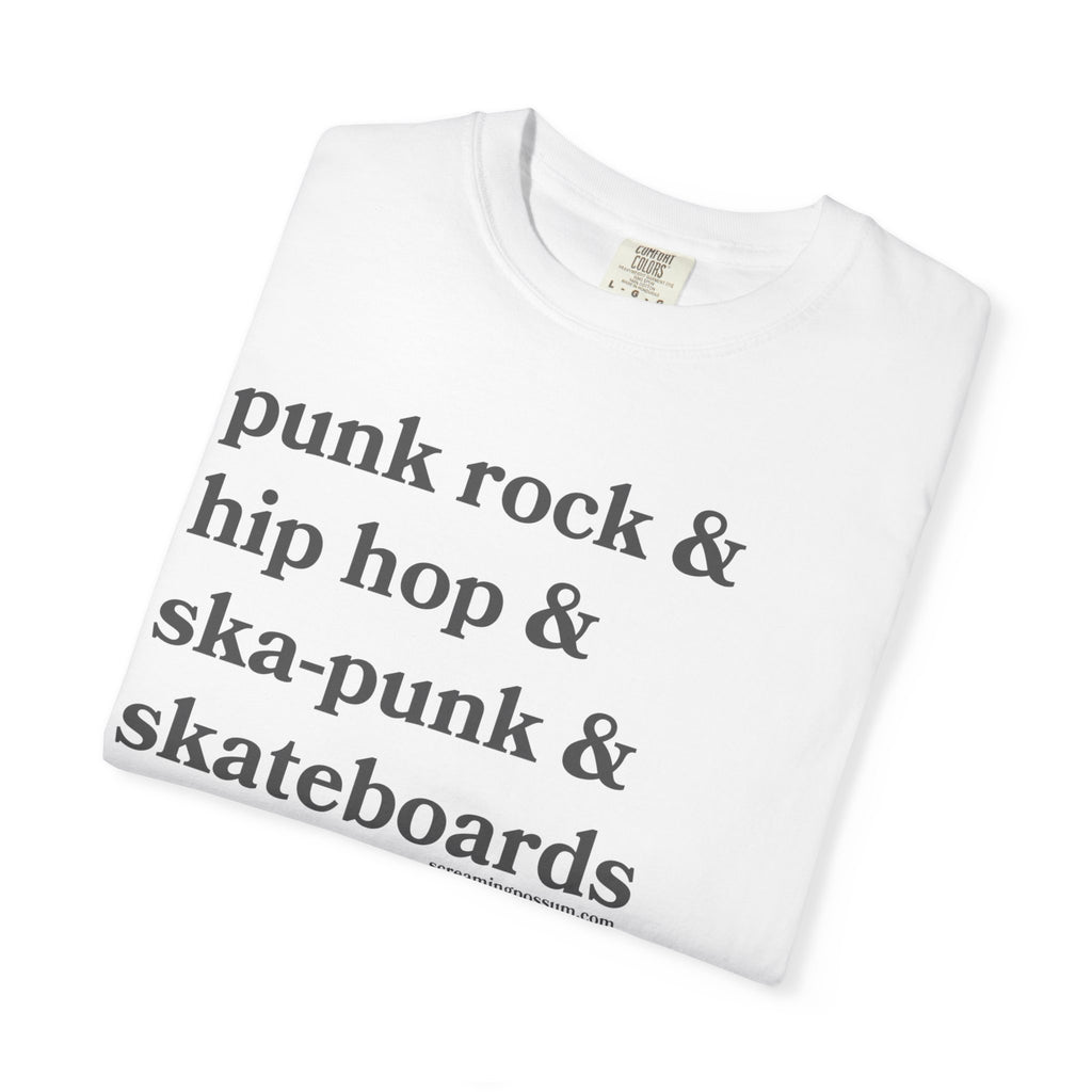 Punk Rock & Hip Hop & Ska-Punk & Skateboards T-Shirt