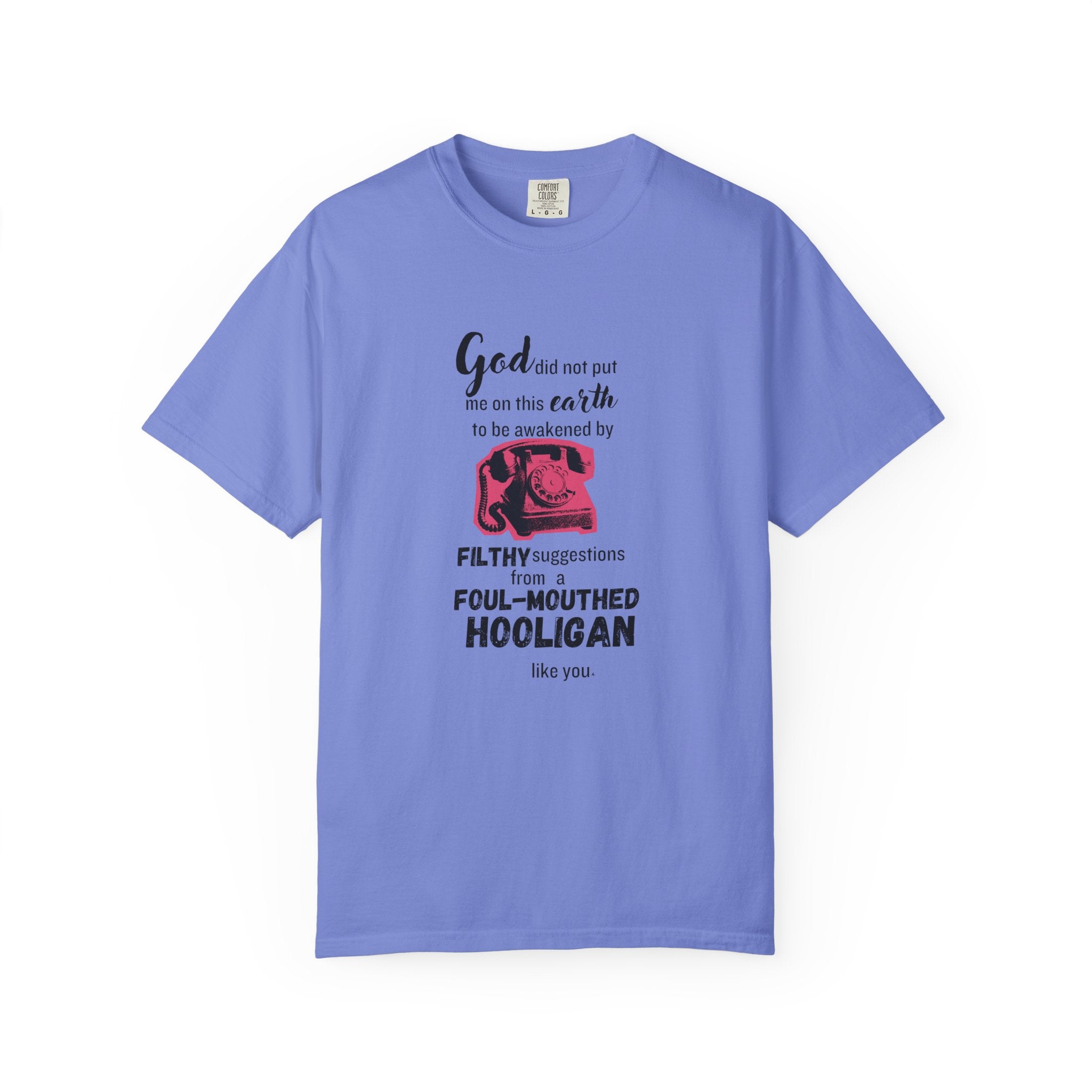 Sixteen Candles "God did not put me on this earth..." 80s Movie Quote Tee on Bella + Canvas Shirt