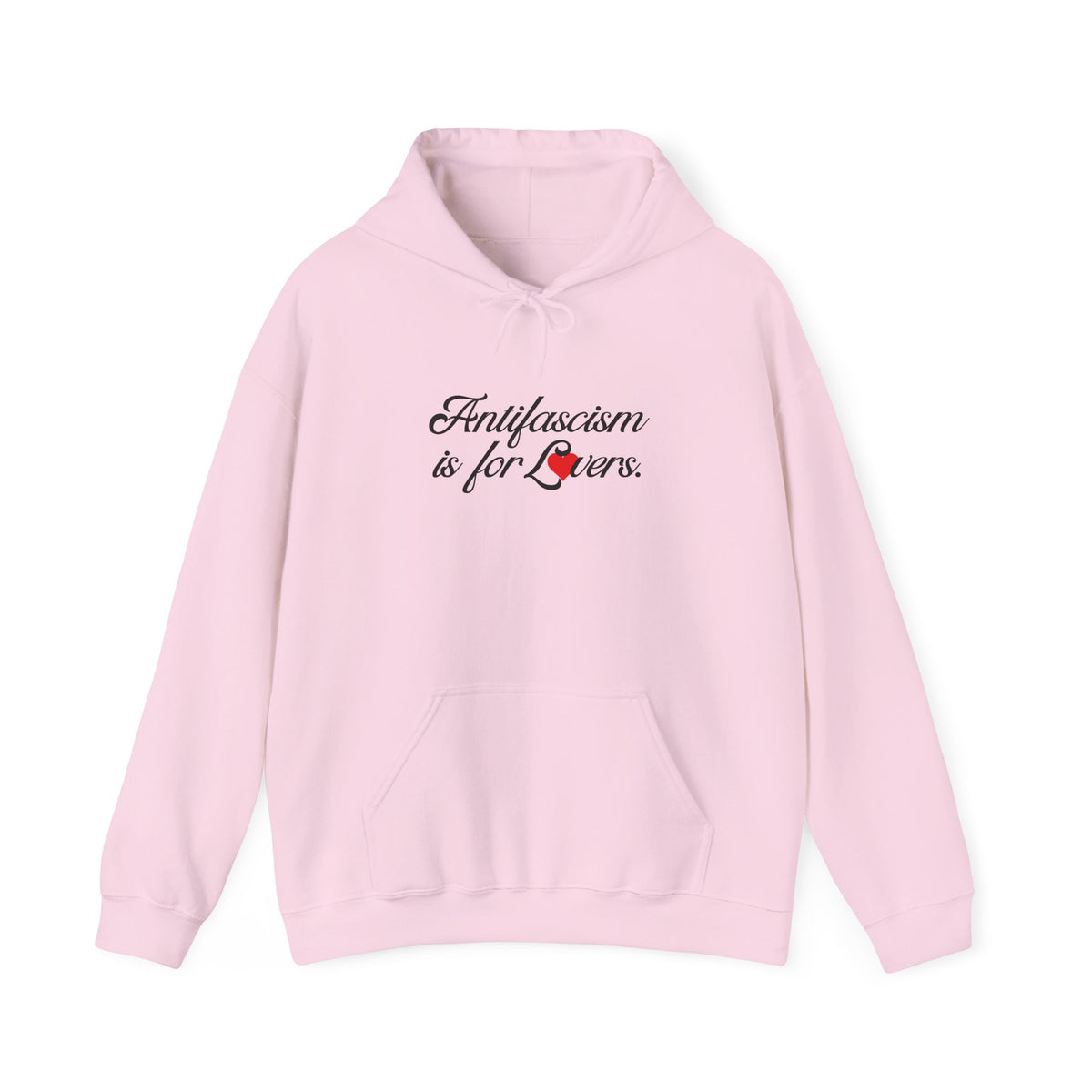 Antifascism is For Lovers Graphic Gildan HoodedSweatshirt