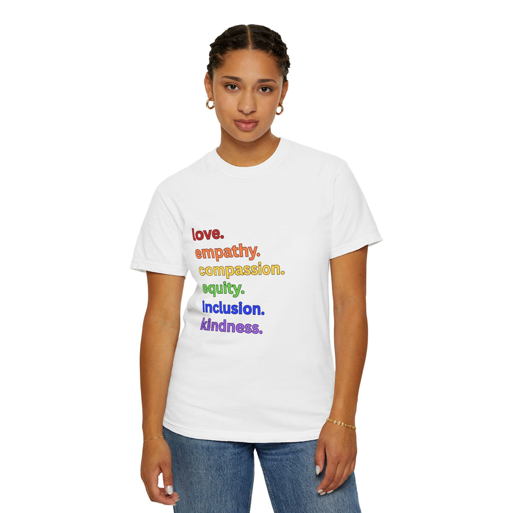 Social Justice Unisex T-shirt, Love Empathy Compassion Equity Inclusion Kindness Tee, Equality Shirt, Activist Apparel, Justice Clothing
