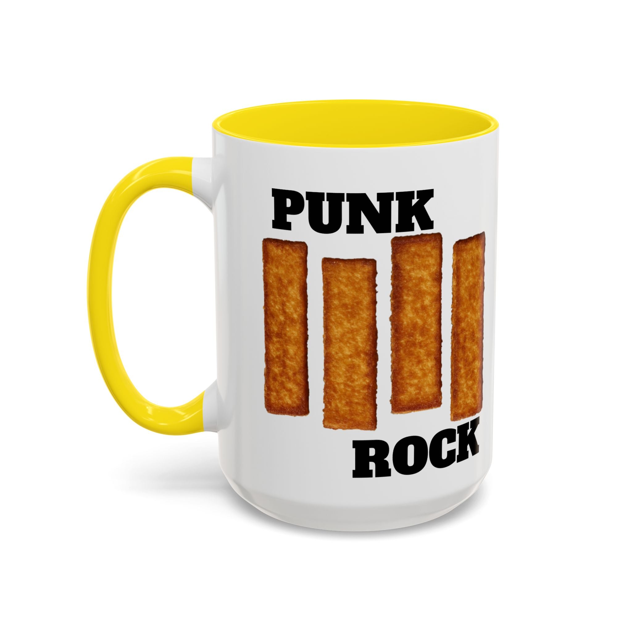 Punk Rock Breakfast Coffee Mug - Perfect for Music Lovers, Unique Gift, Tea or Coffee Lover, Home Decor, Coffee Time