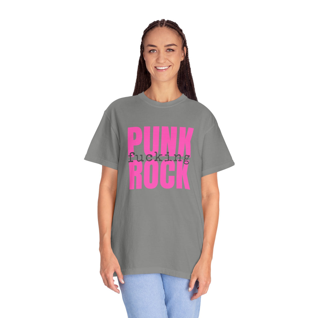 Punk Fucking Rock Comfort Colors Graphic T-Shirt