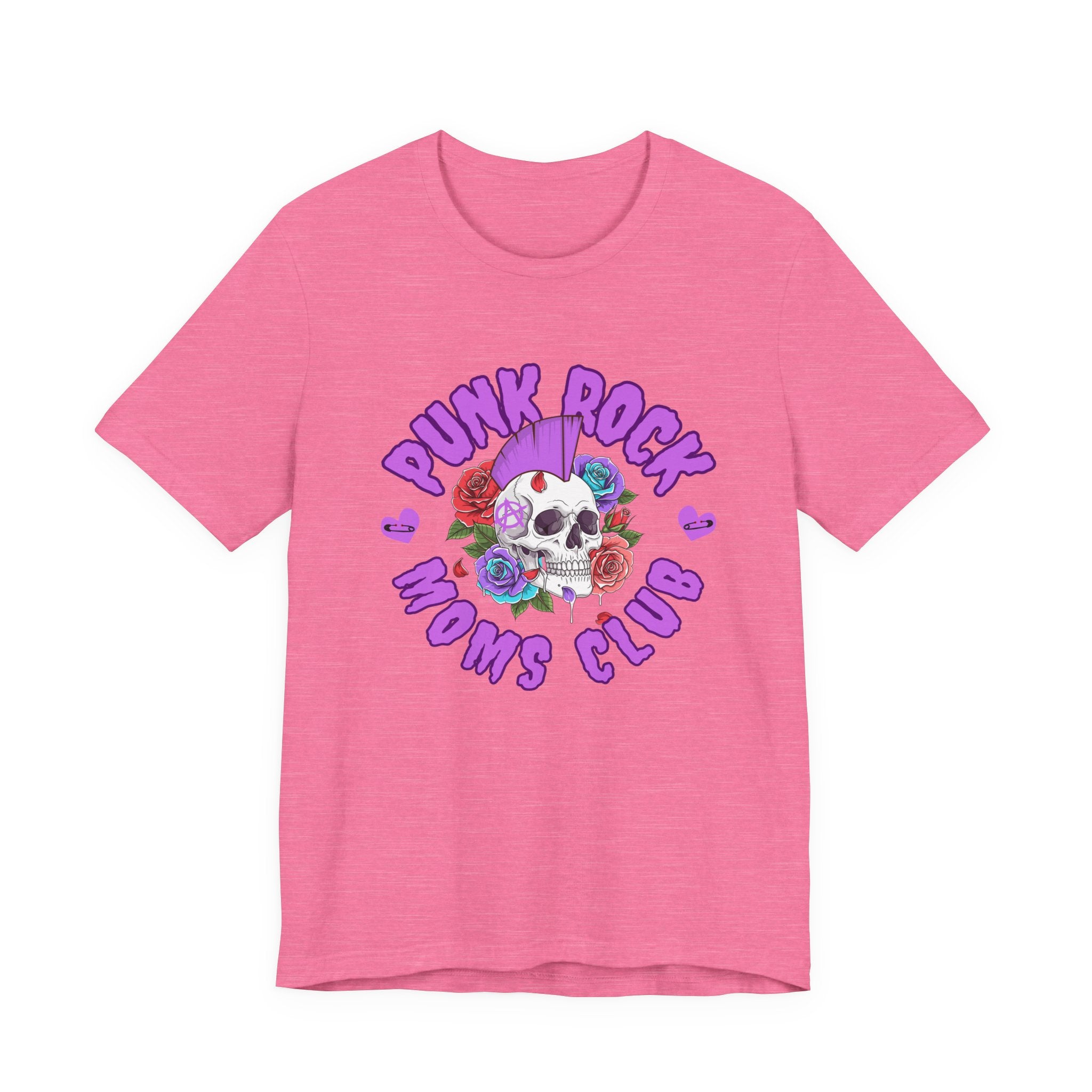 Punk Rock Moms Club — Skull & Roses Bella + Canvas T-Shirt