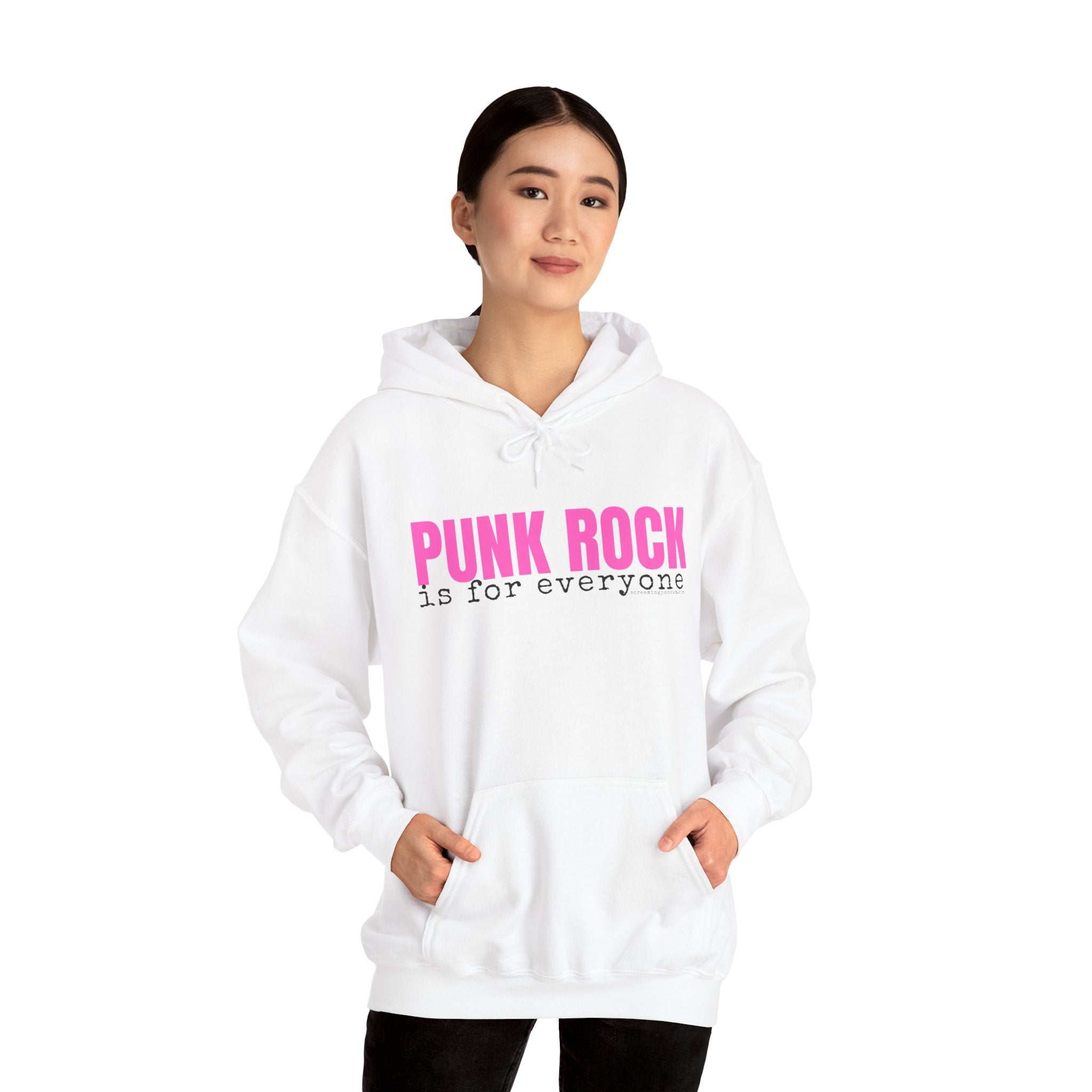 Punk Rock Is For Everyone Gildan Pullover Hoodie