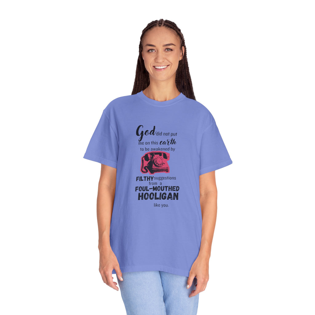 Sixteen Candles "God did not put me on this earth..." 80s Movie Quote Tee on Bella + Canvas Shirt