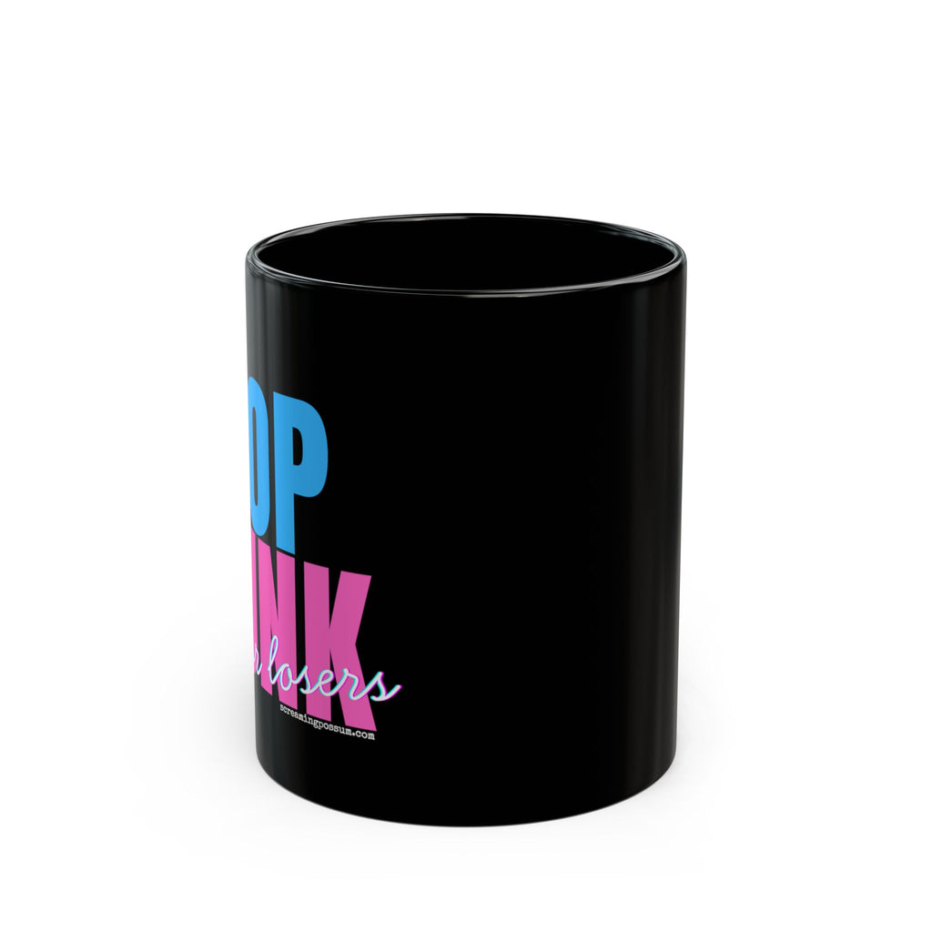 Pop Punk Is For Losers Black Ceramic Coffee Mug