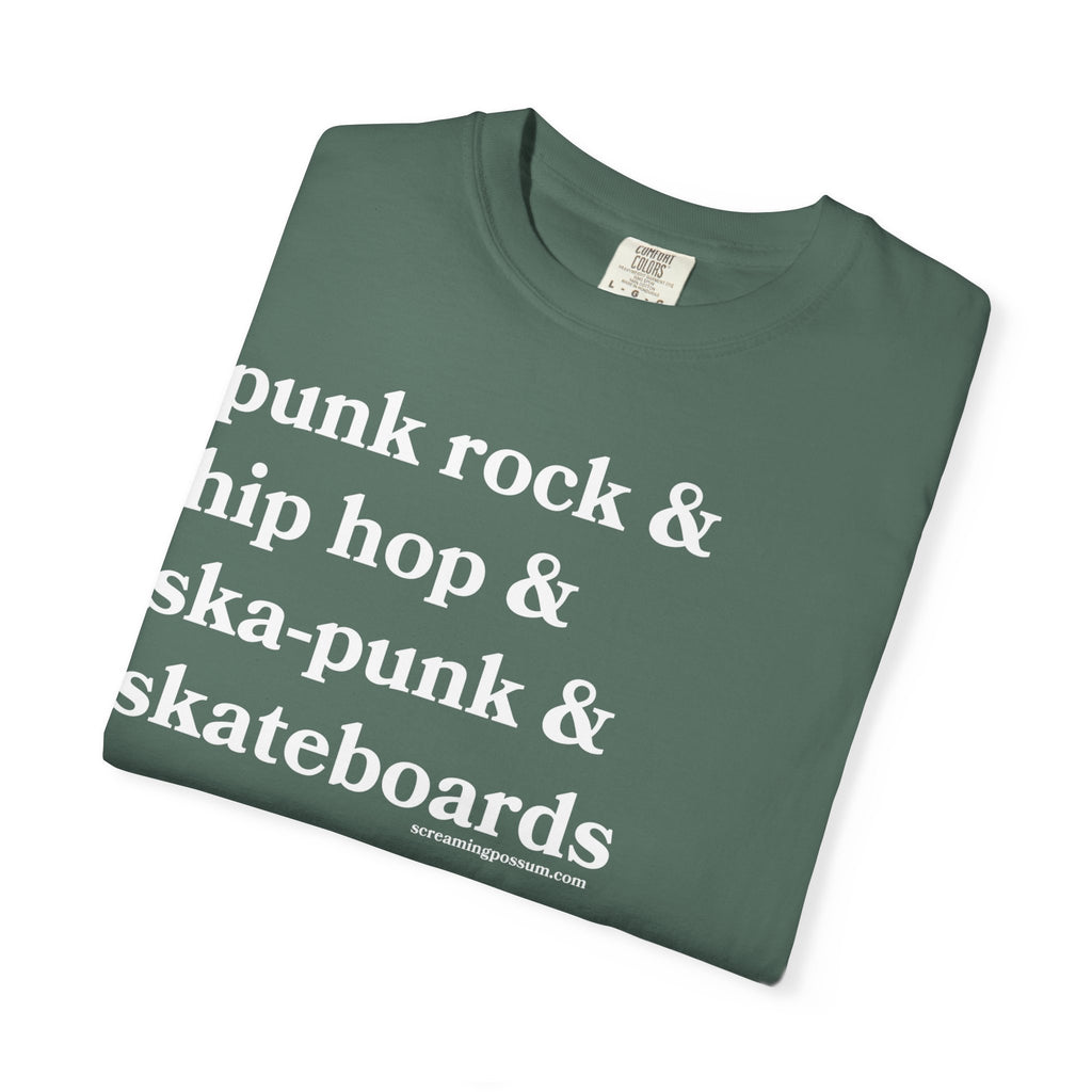 Punk Rock & Hip Hop & Ska-Punk & Skateboards T-Shirt