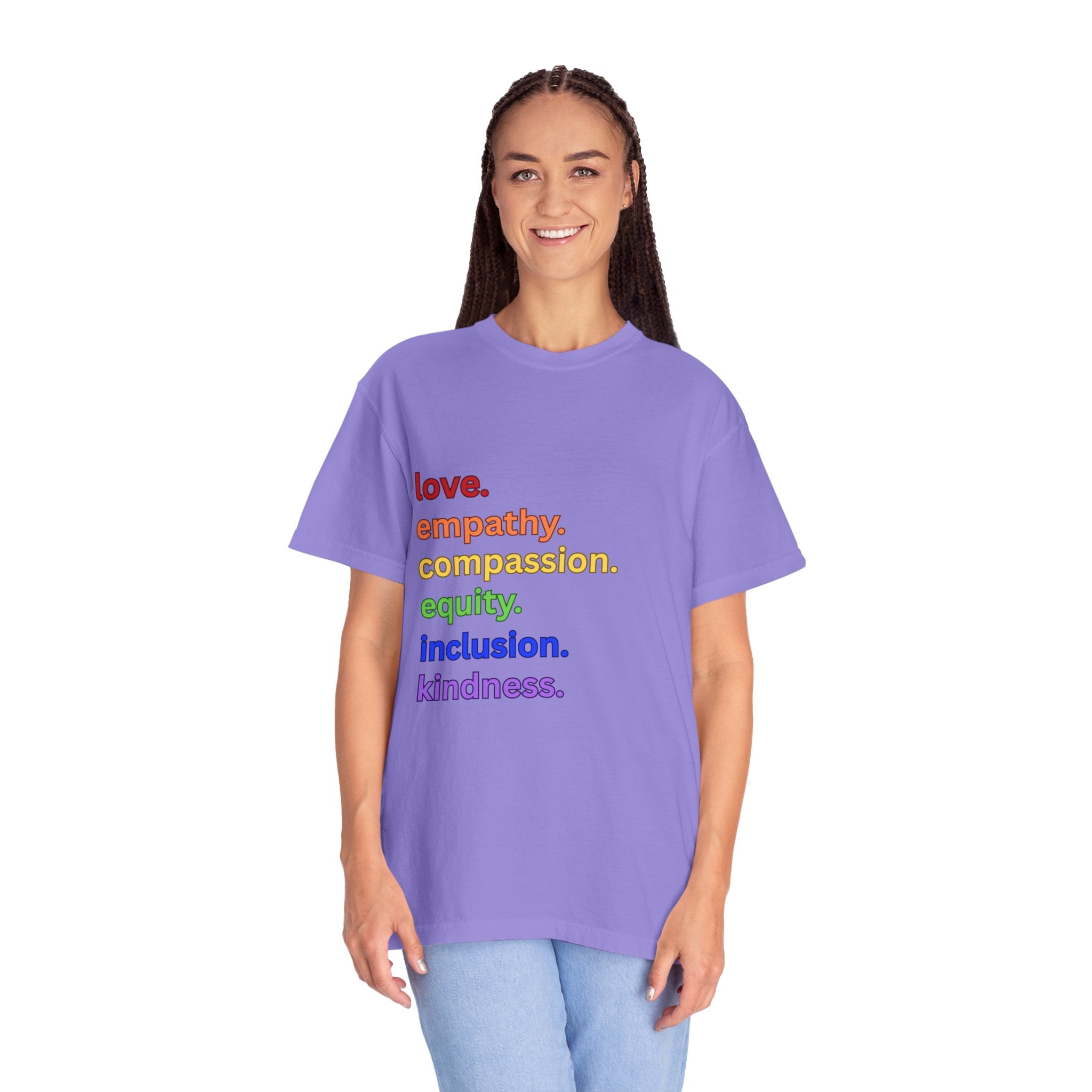 Social Justice Unisex T-shirt, Love Empathy Compassion Equity Inclusion Kindness Tee, Equality Shirt, Activist Apparel, Justice Clothing