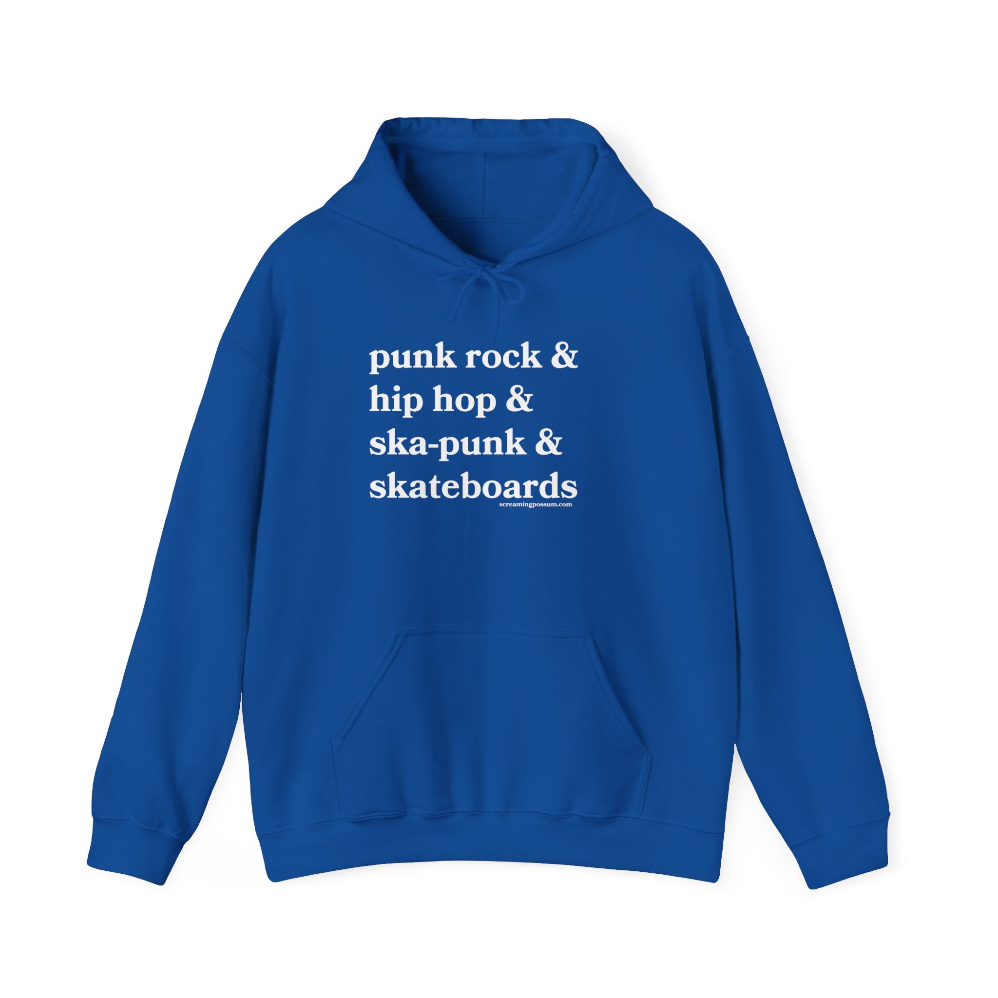 Punk Rock & Hip Hop & Ska-Punk & Skateboards Gildan Pullover Hoodie