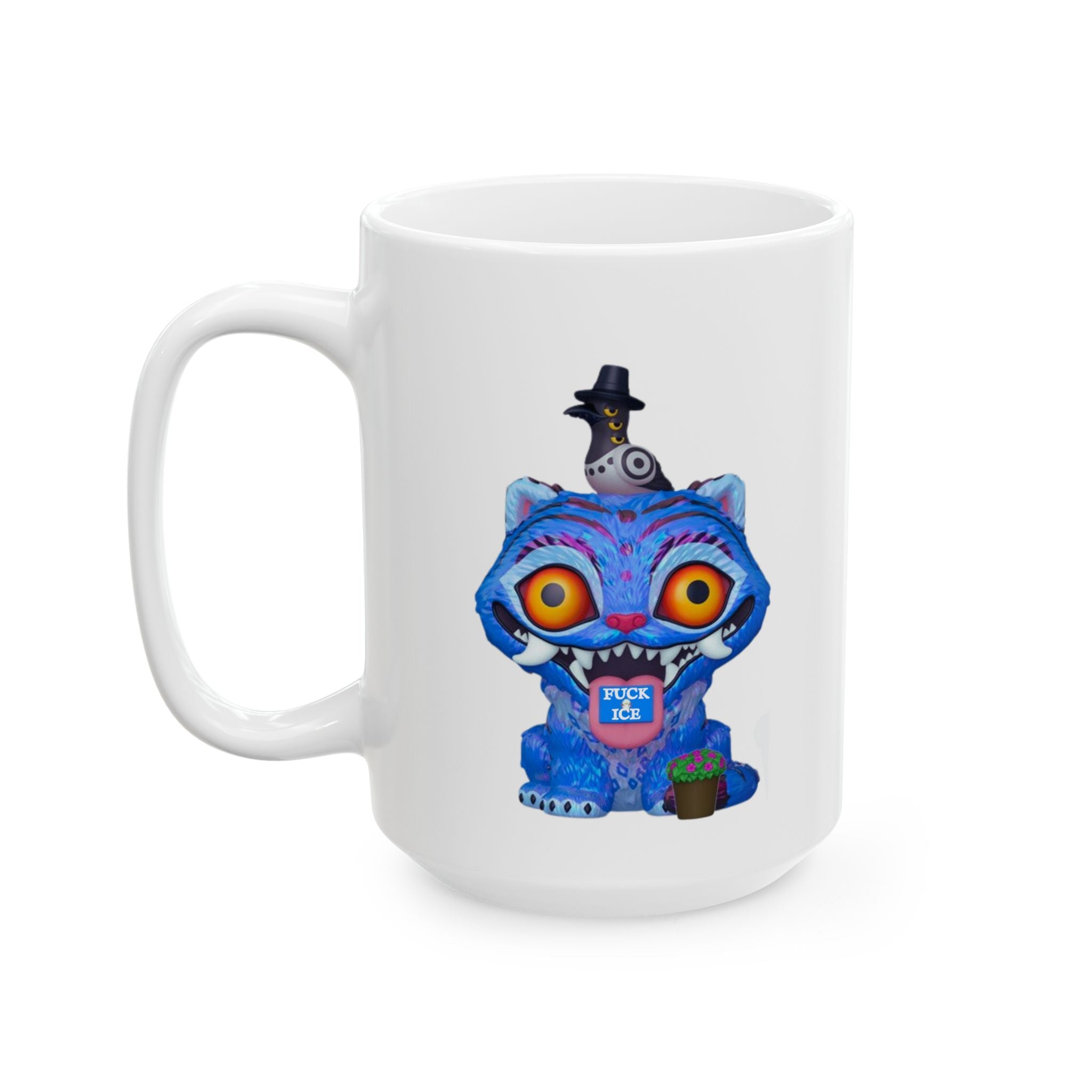 Derpy Tiger F-ck ICE Coffee Mug