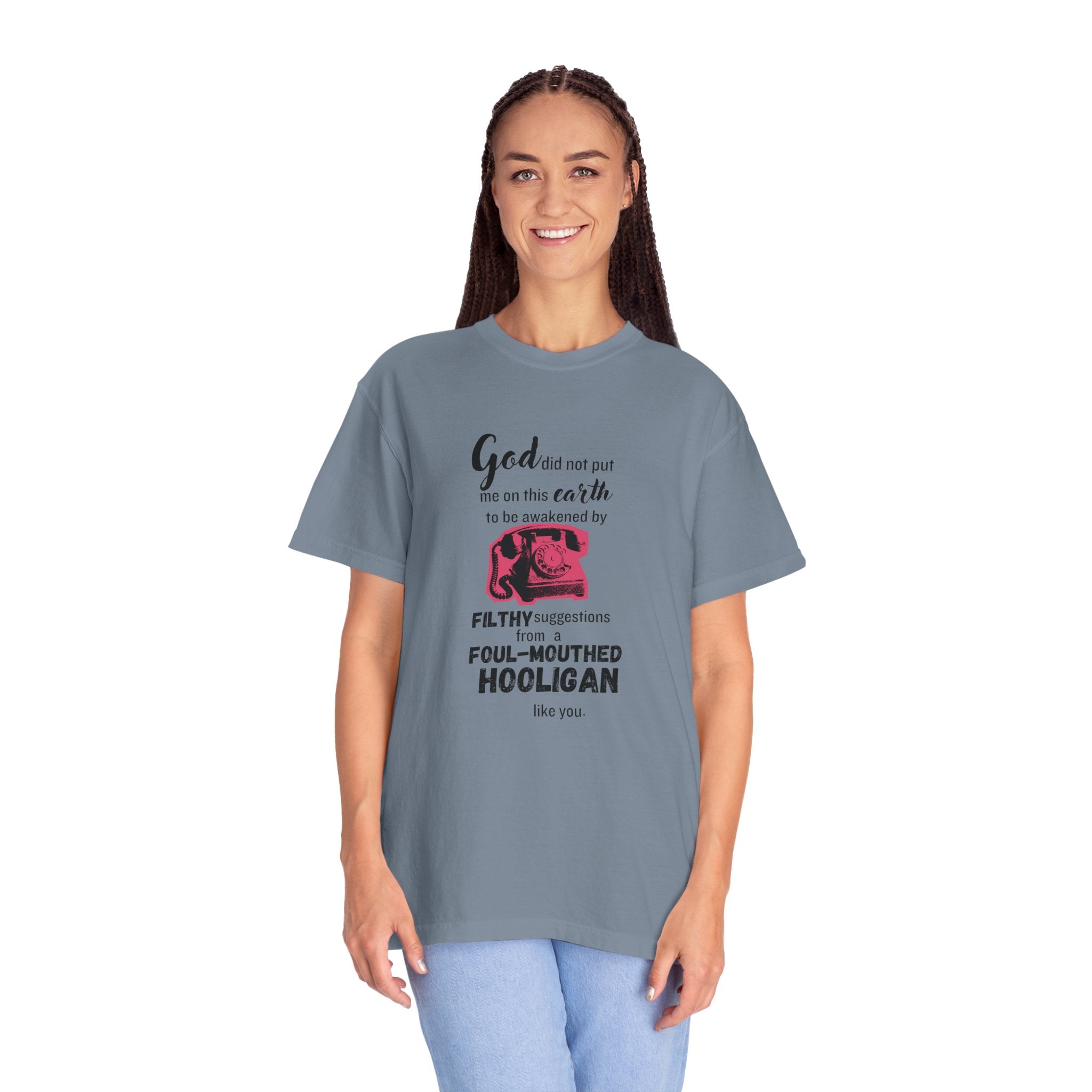 Sixteen Candles "God did not put me on this earth..." 80s Movie Quote Tee on Bella + Canvas Shirt