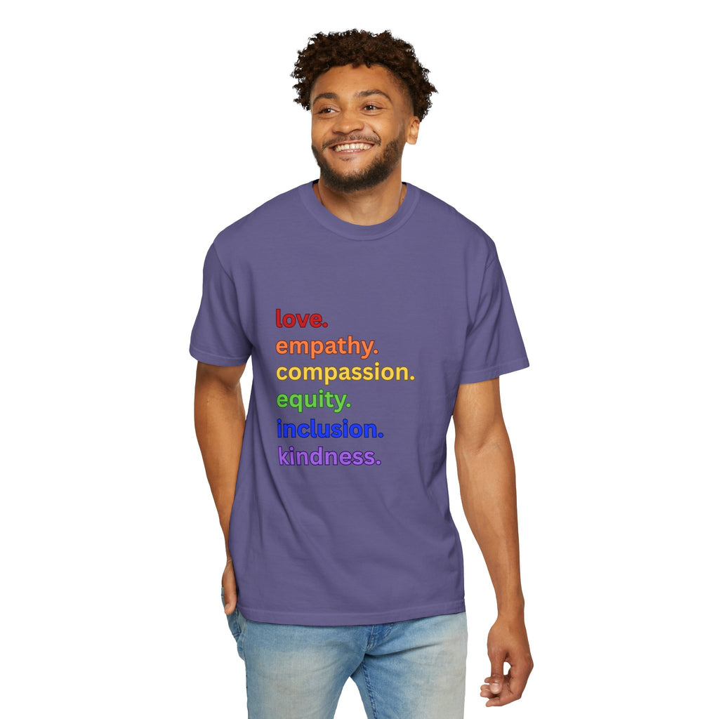 Social Justice Unisex T-shirt, Love Empathy Compassion Equity Inclusion Kindness Tee, Equality Shirt, Activist Apparel, Justice Clothing