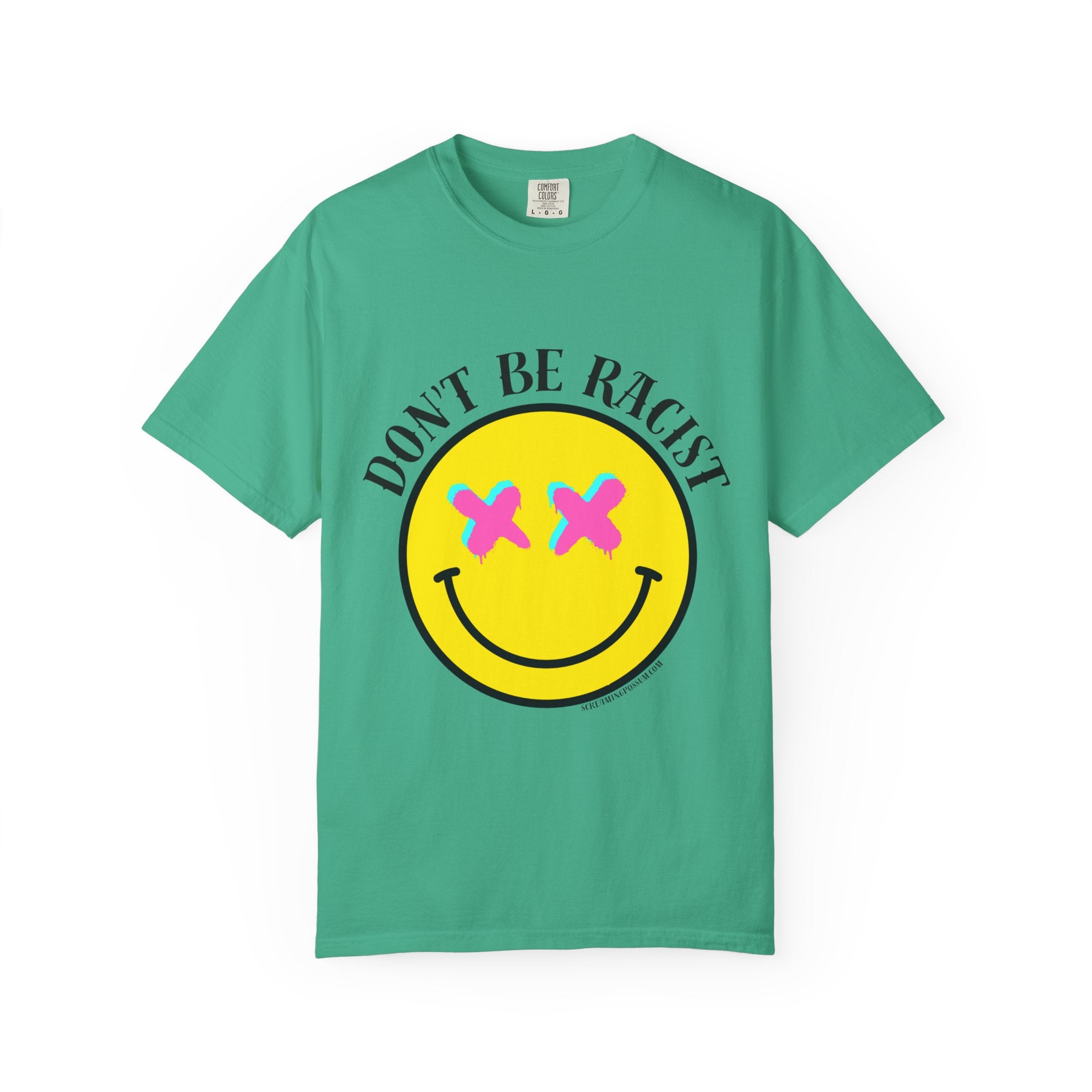 Don't Be Racist Mr. Smiley Comfort Colors T-Shirt