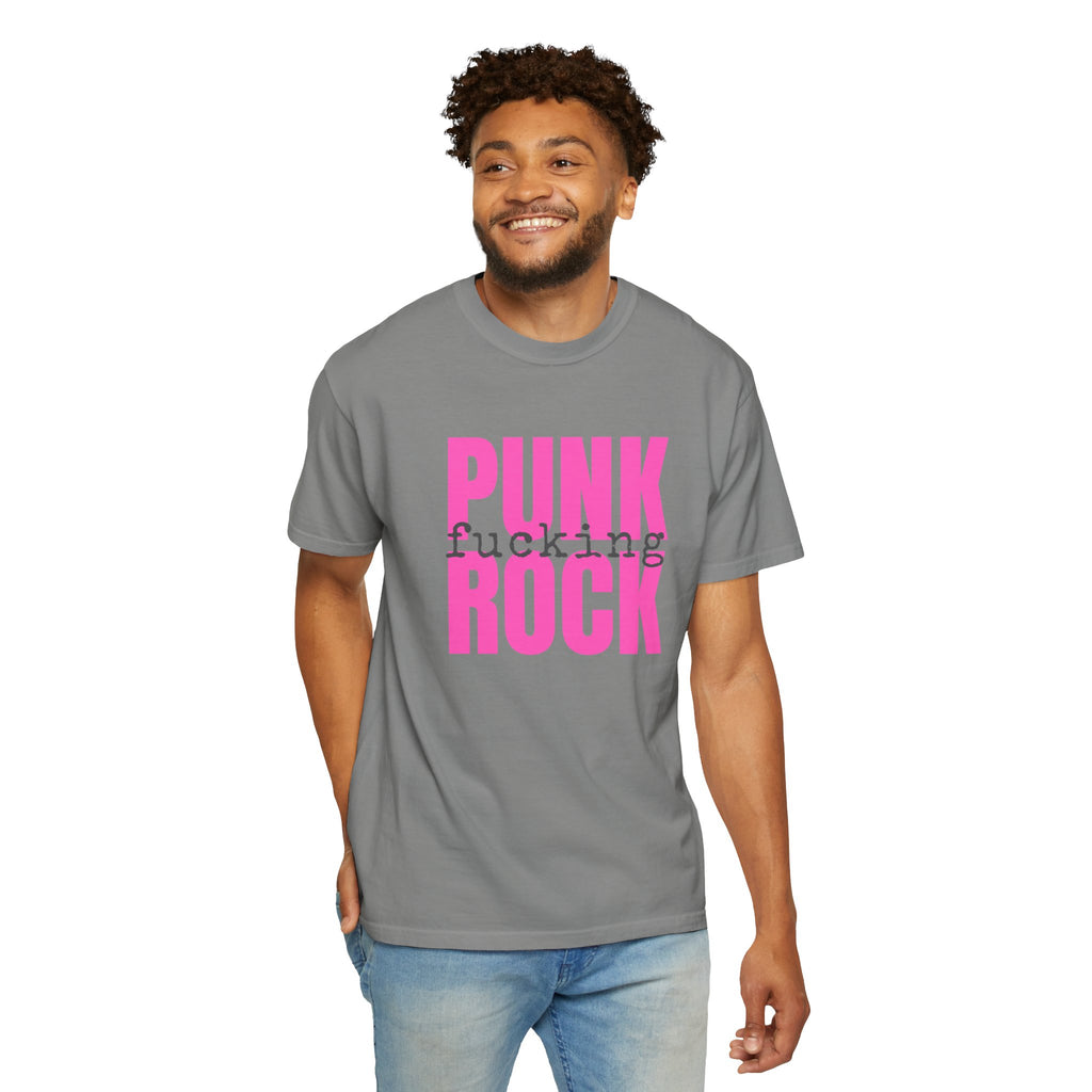 Punk Fucking Rock Comfort Colors Graphic T-Shirt