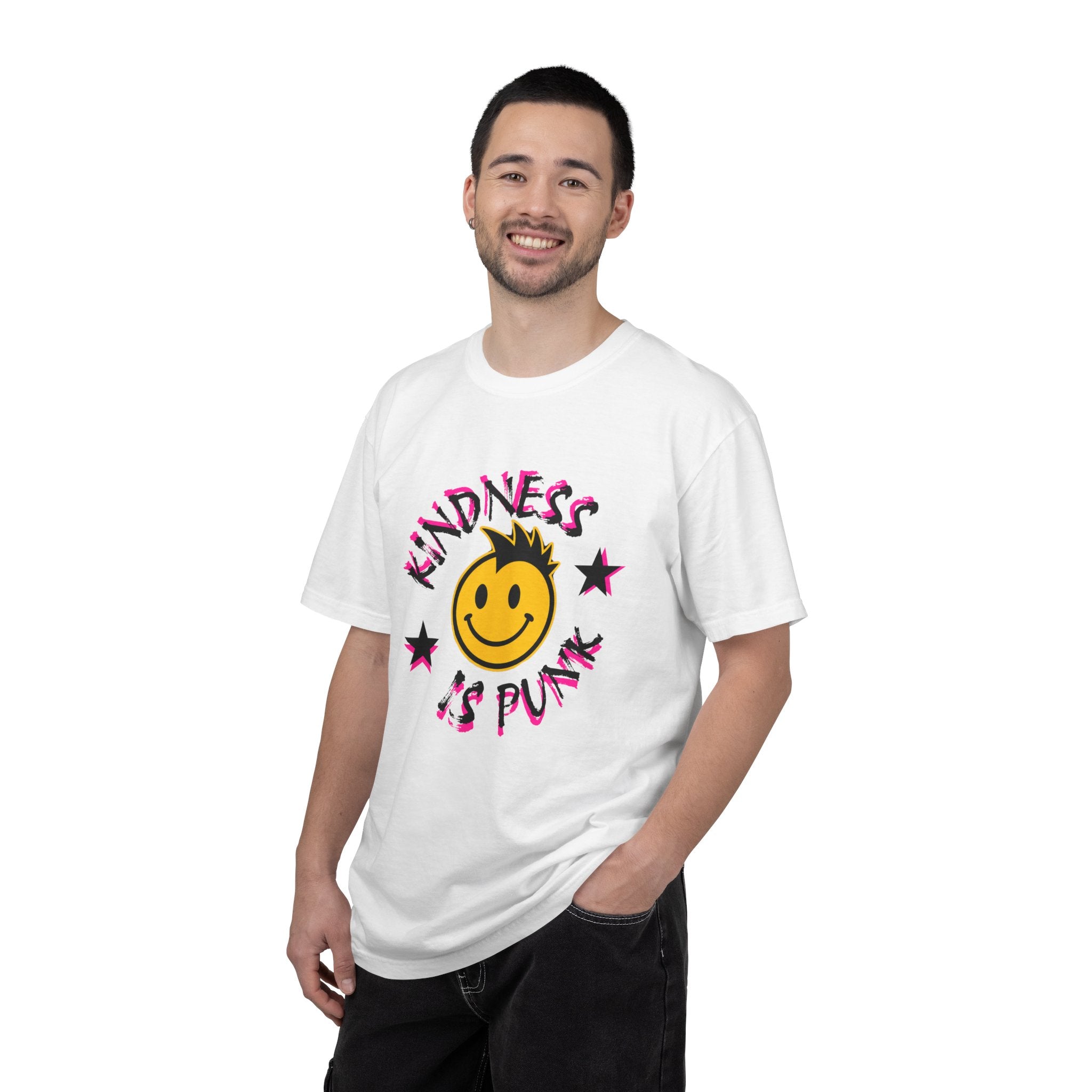 Kindness Is Punk Smiley Comfort Colors T-Shirt