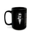 Joe Strummer Quote Black Mug — Punk Rock Photo & Inspirational Lyrics 15oz