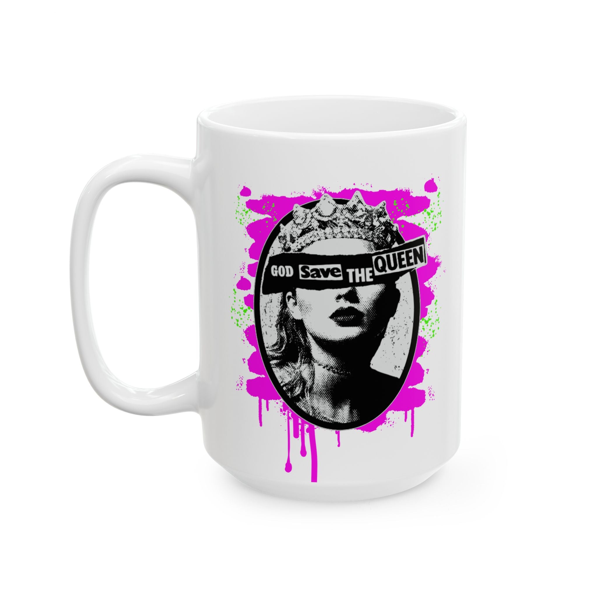 God Save The Queen Classic Punk x Swiftie Mashup Ceramic Mug