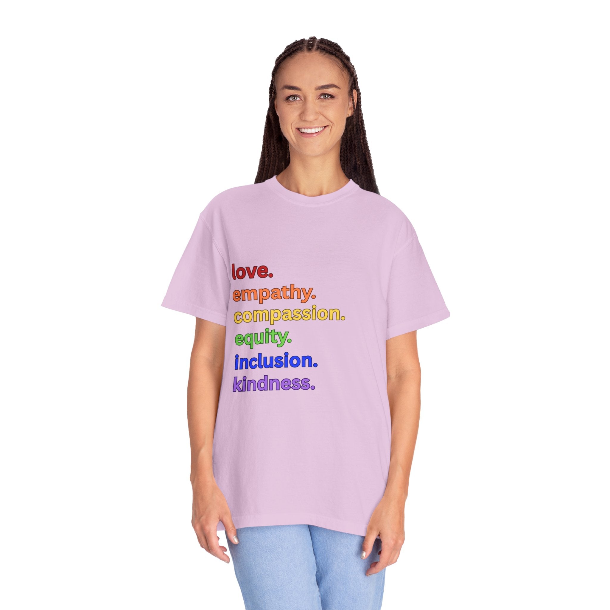 Social Justice Unisex T-shirt, Love Empathy Compassion Equity Inclusion Kindness Tee, Equality Shirt, Activist Apparel, Justice Clothing