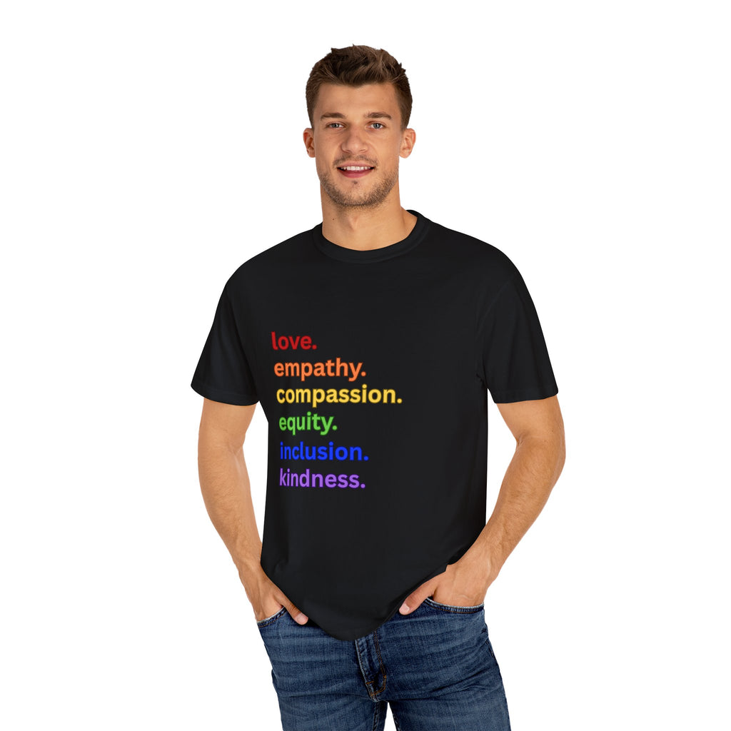 Social Justice Unisex T-shirt, Love Empathy Compassion Equity Inclusion Kindness Tee, Equality Shirt, Activist Apparel, Justice Clothing