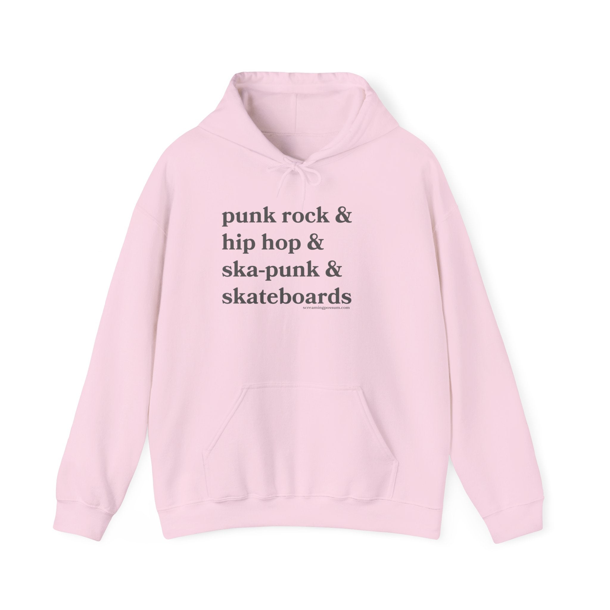 Punk Rock & Hip Hop & Ska-Punk & Skateboards Gildan Pullover Hoodie