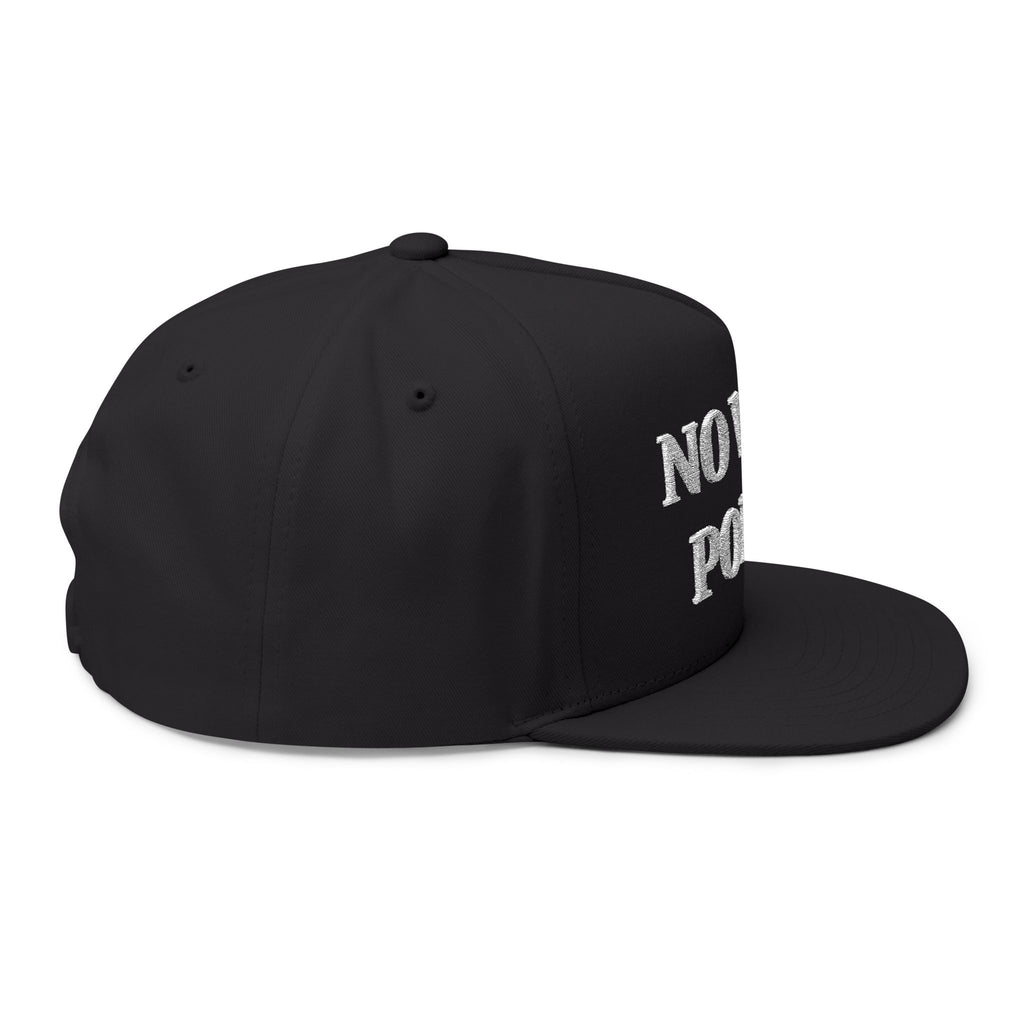 No Vote Por Él Embroidered Flatbill Snapback Hat