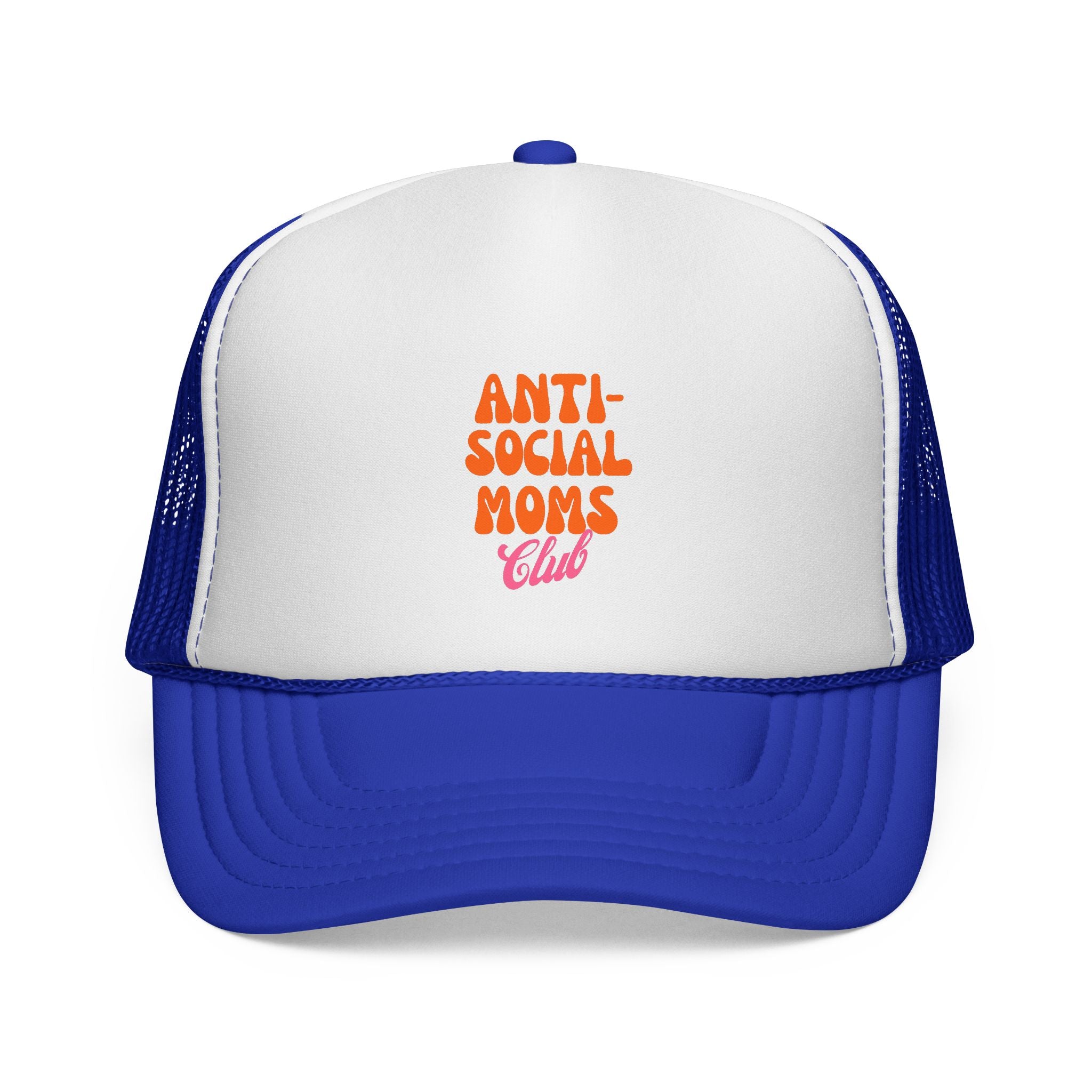 Anti-Social Mom's Club Printed Snapback Trucker Hat
