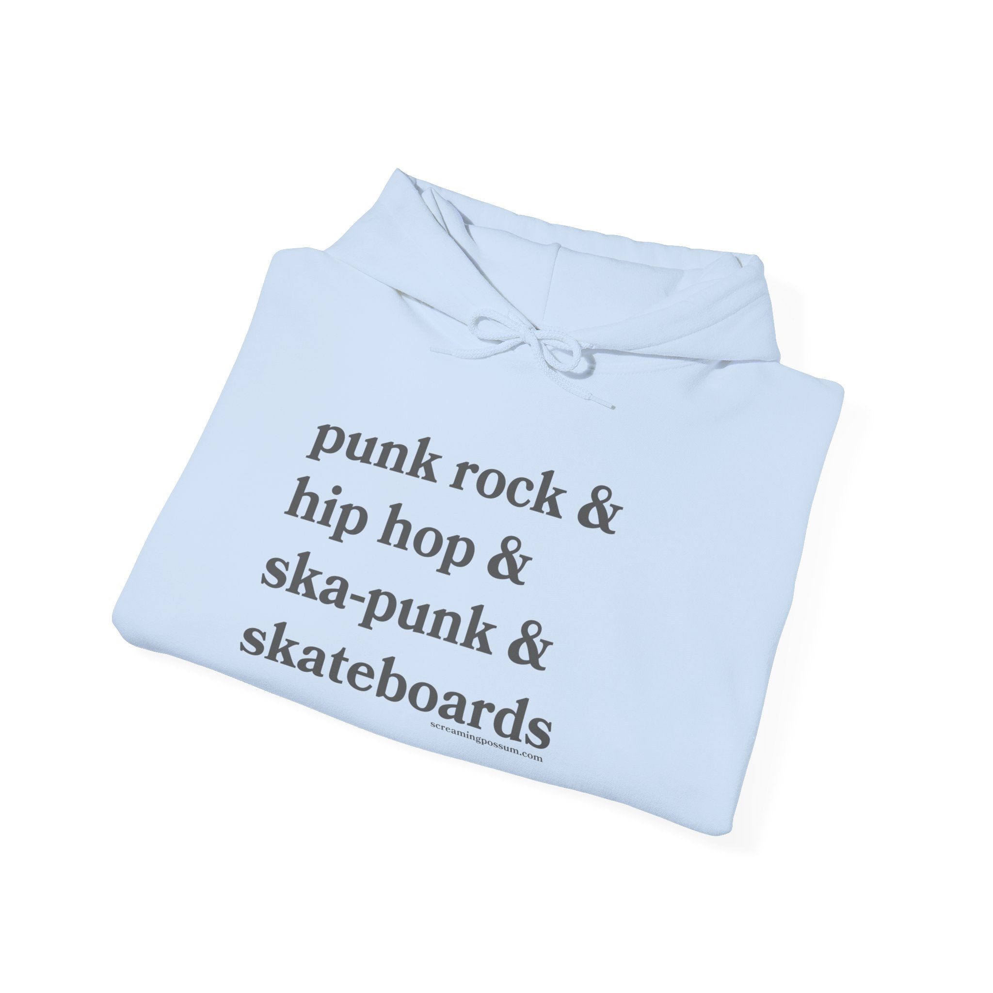 Punk Rock & Hip Hop & Ska-Punk & Skateboards Gildan Pullover Hoodie