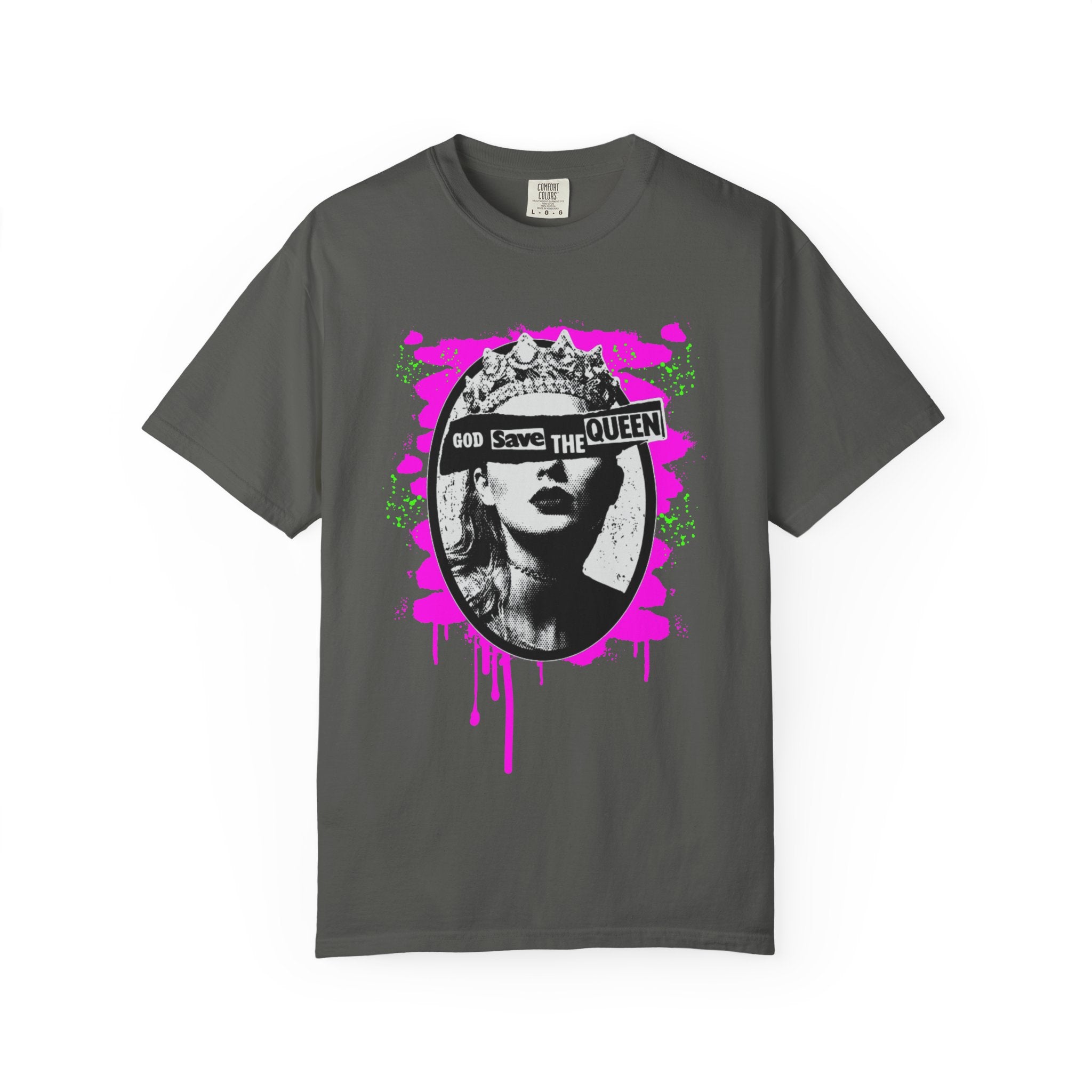 God Save the Queen Classic Punk x Swifty Mashup Comfort Colors T-shirt