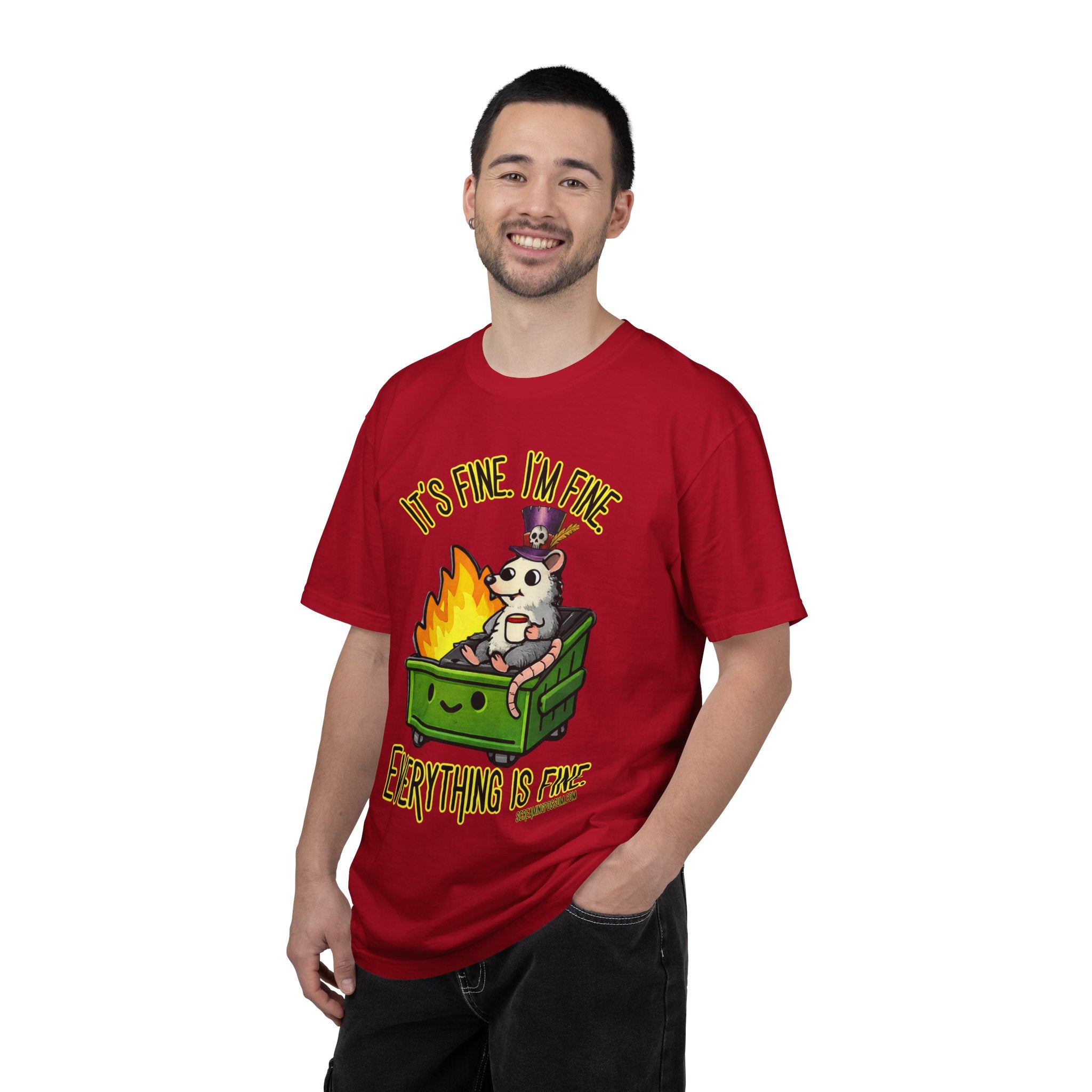 It’s Fine Dumpster Fire Comfort Colors T-Shirt