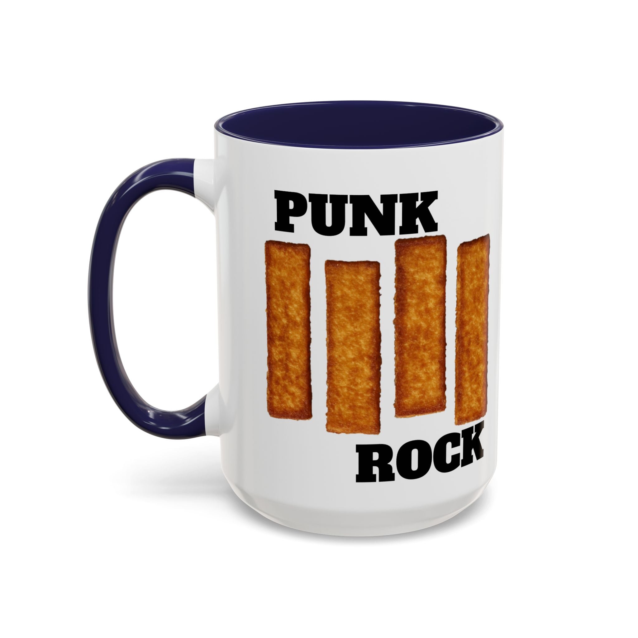 Punk Rock Breakfast Coffee Mug - Perfect for Music Lovers, Unique Gift, Tea or Coffee Lover, Home Decor, Coffee Time