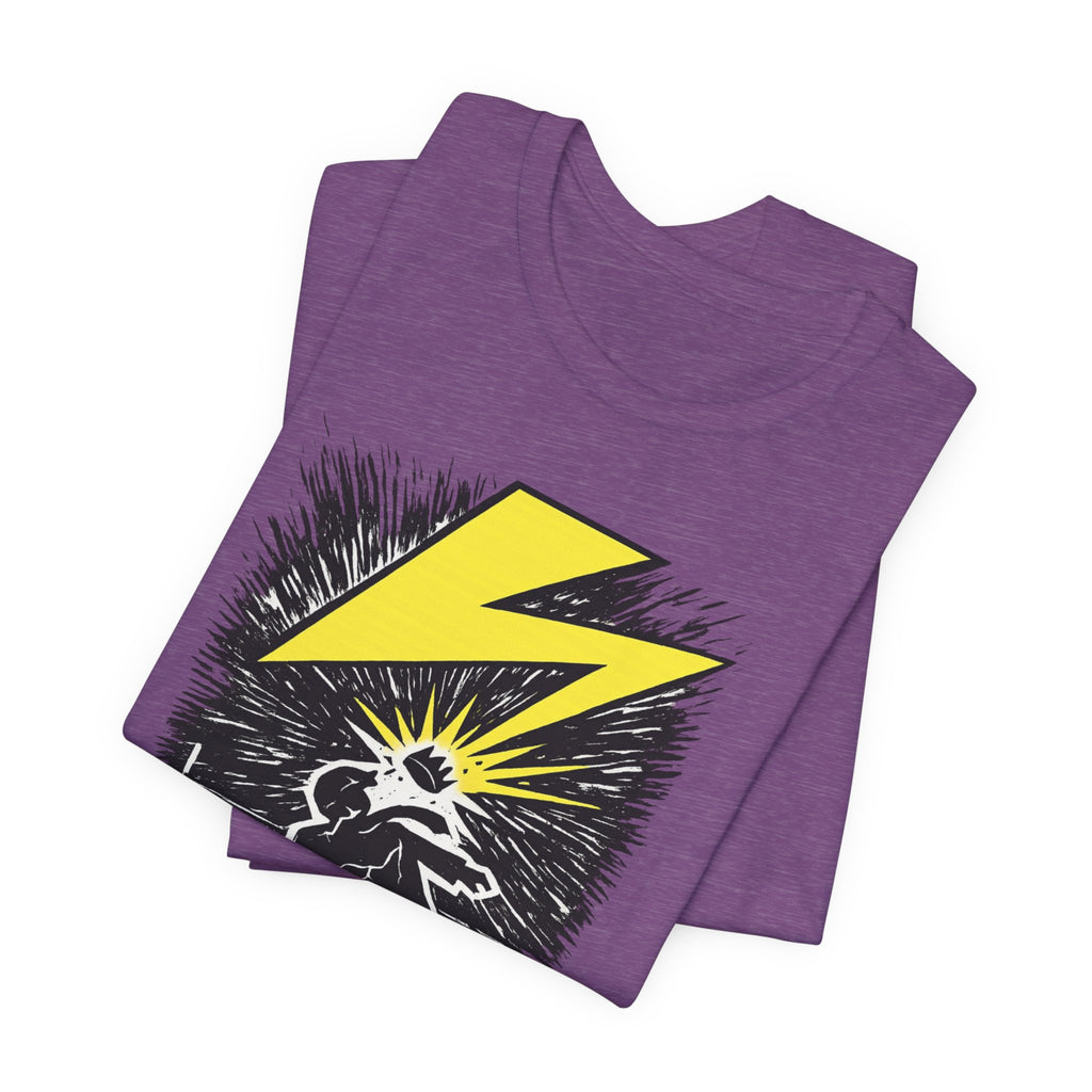 No Kings Lightning Bolt Bella + Canvas T-Shirt
