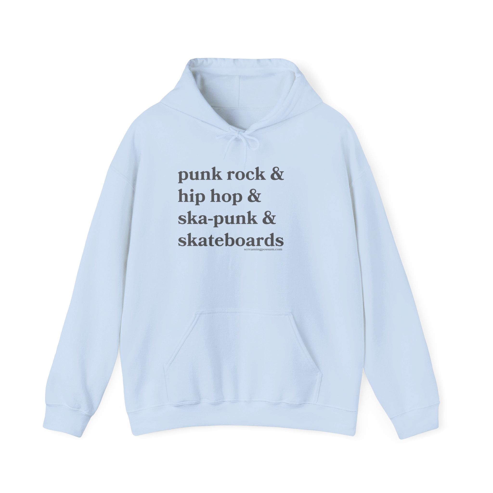 Punk Rock & Hip Hop & Ska-Punk & Skateboards Gildan Pullover Hoodie