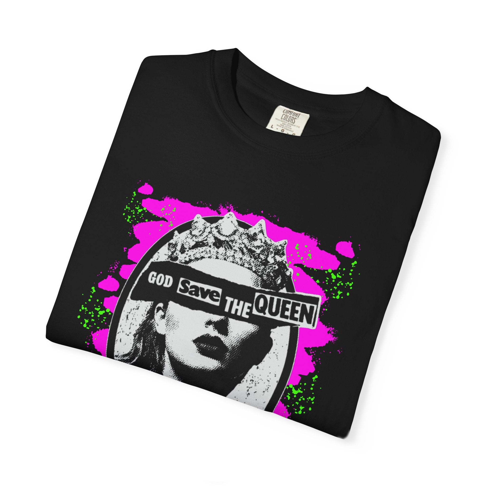 God Save the Queen Classic Punk x Swifty Mashup Comfort Colors T-shirt