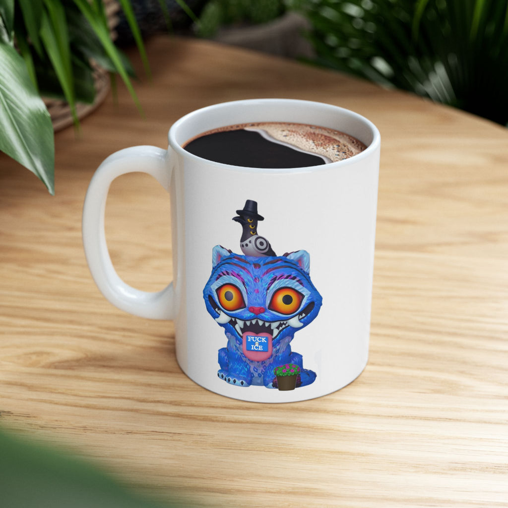 Derpy Tiger F-ck ICE Coffee Mug
