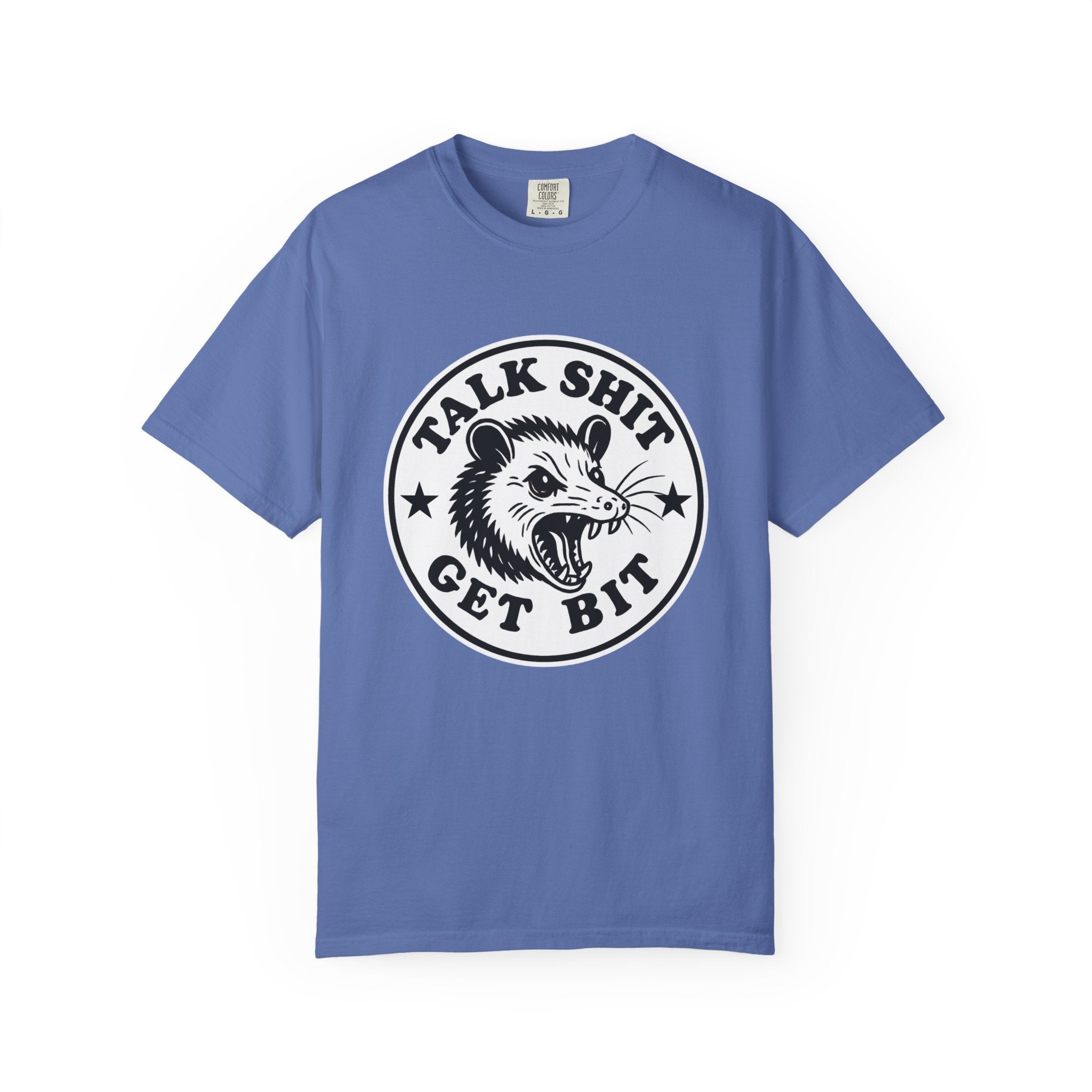 Talk Shit Get Bit Tee — Screaming Possum Graphic T-Shirt