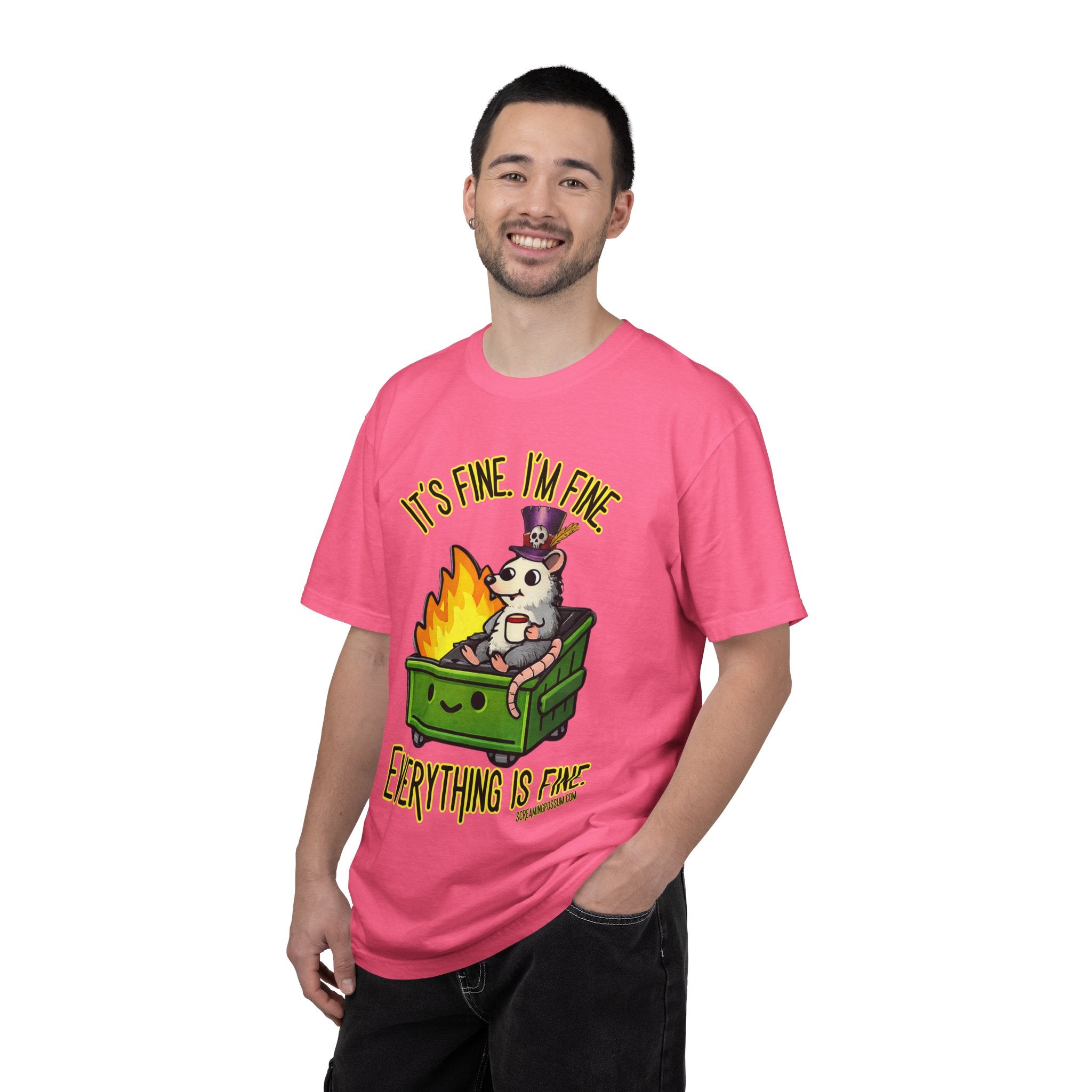It’s Fine Dumpster Fire Comfort Colors T-Shirt