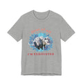 First of All I'm Exhausted Floral Possum Bella + Canvas T-Shirt
