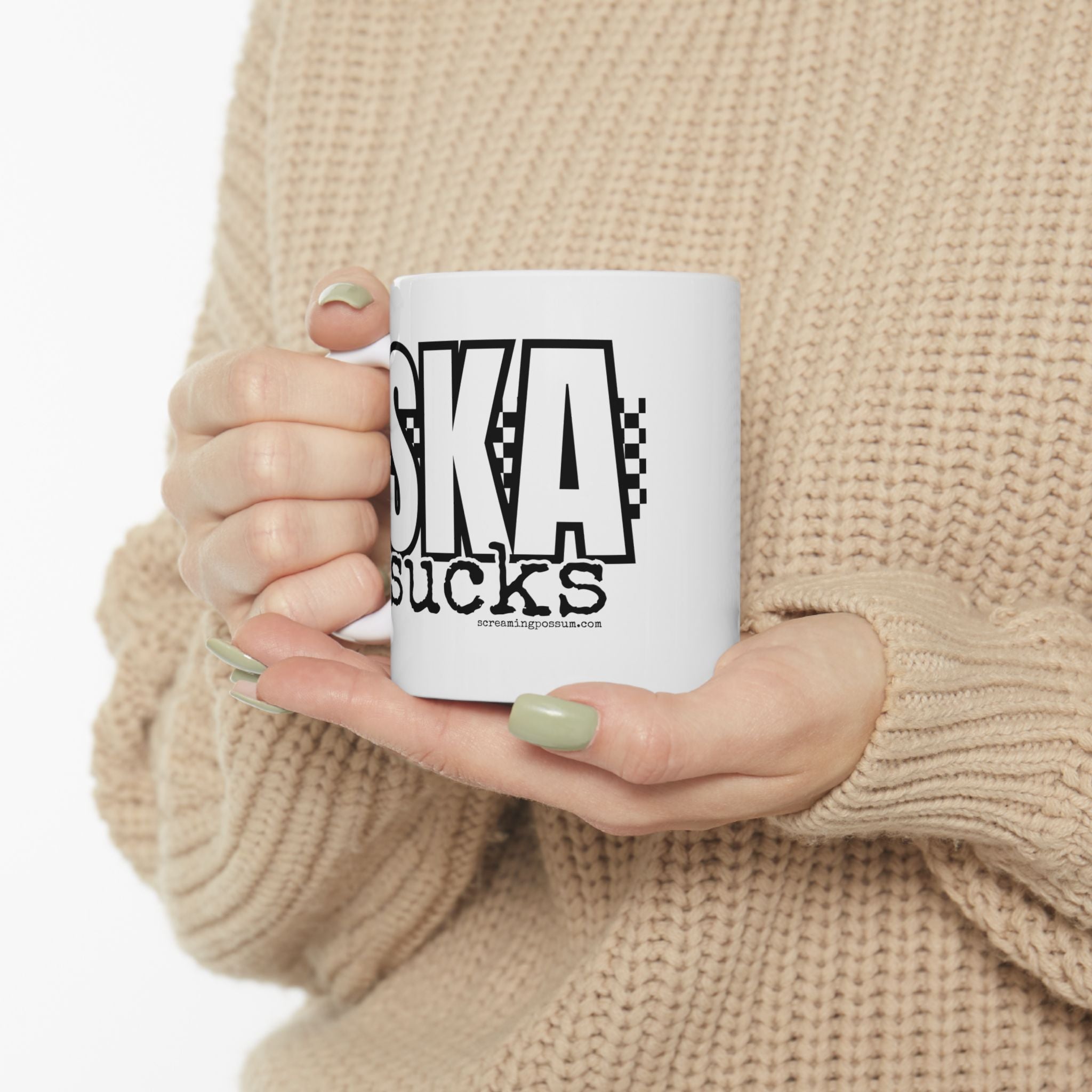 Ska Sucks Ceramic Coffee Mug (11oz/15oz)