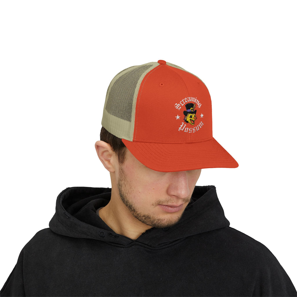 Screaming Possum Snapback Trucker Cap