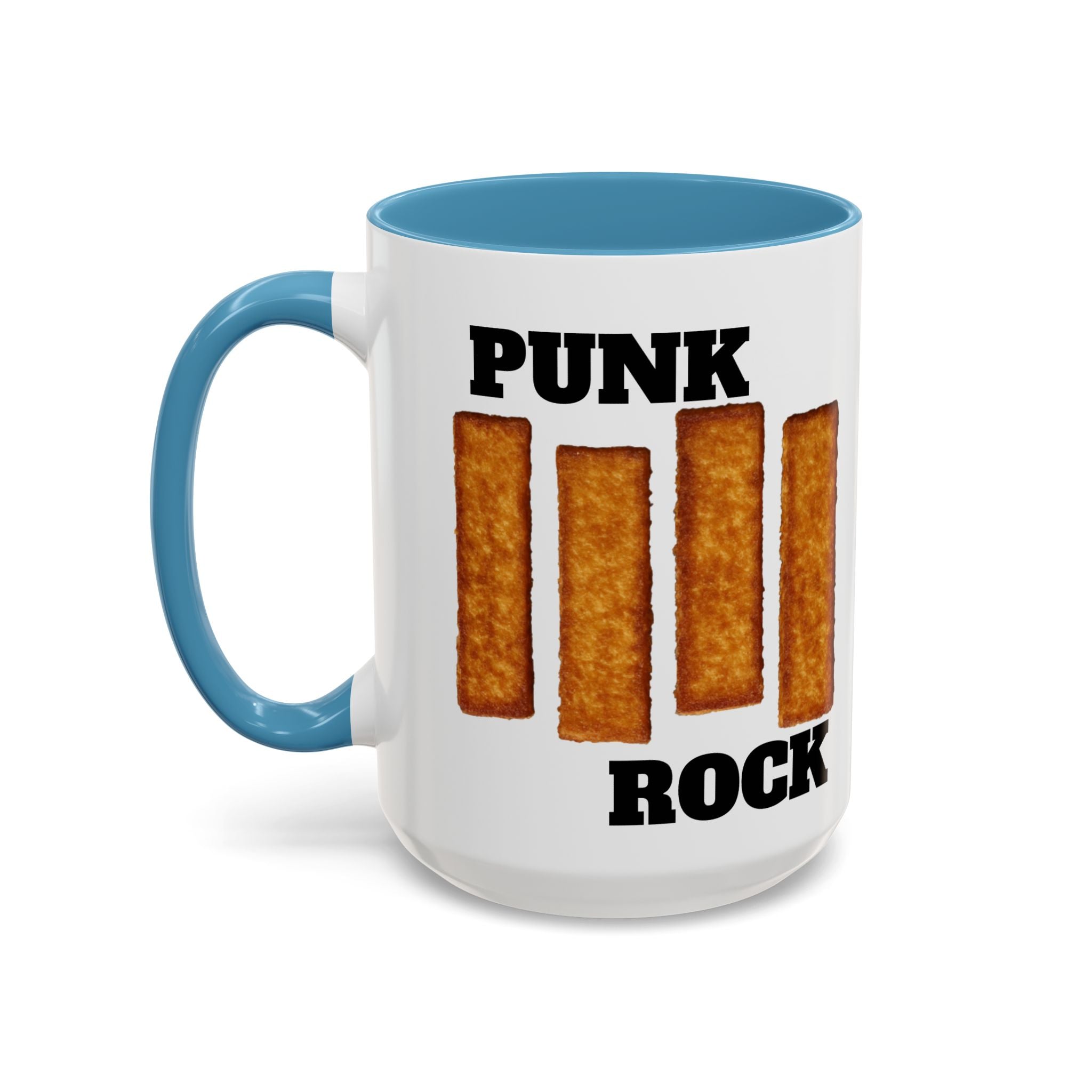Punk Rock Breakfast Coffee Mug - Perfect for Music Lovers, Unique Gift, Tea or Coffee Lover, Home Decor, Coffee Time