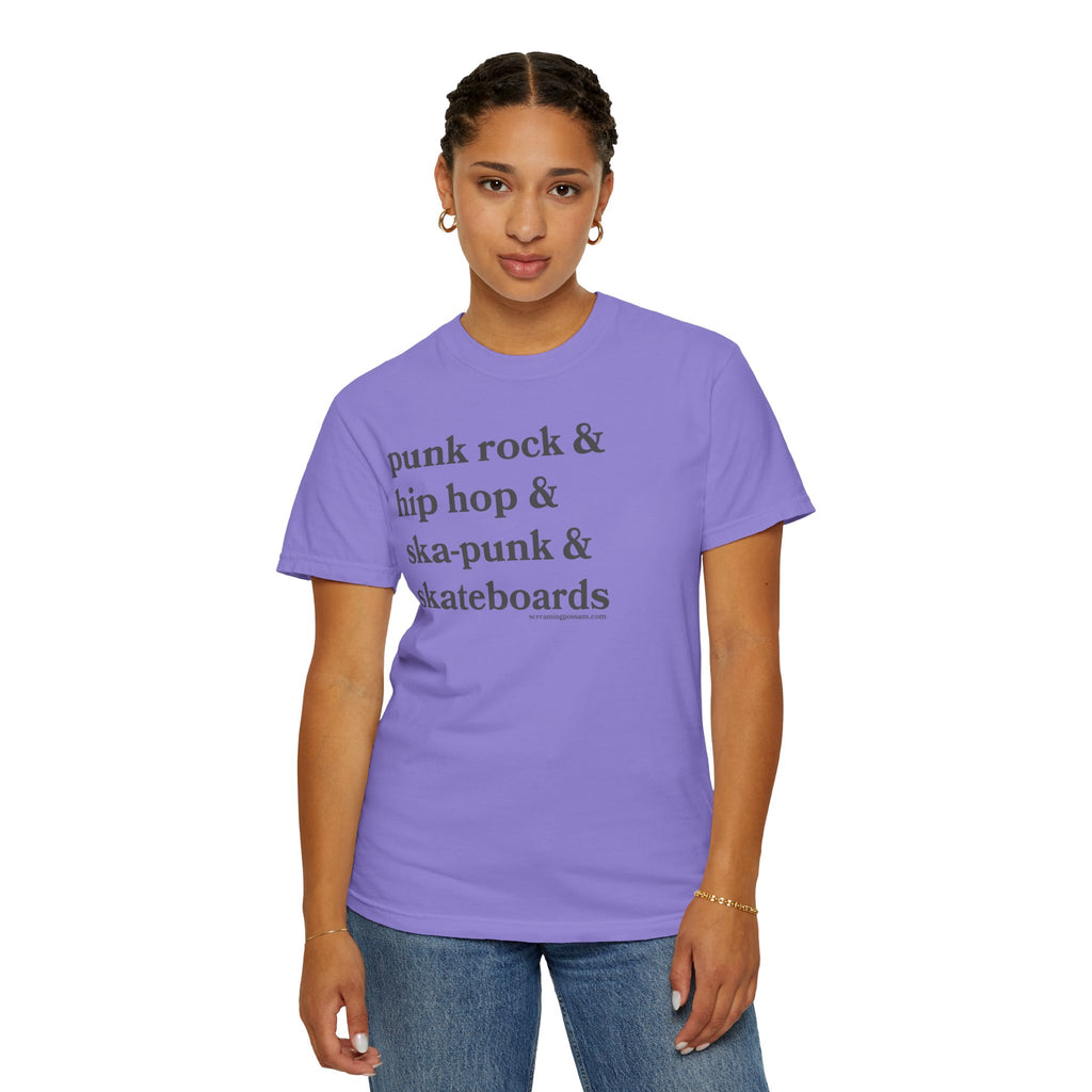 Punk Rock & Hip Hop & Ska-Punk & Skateboards T-Shirt