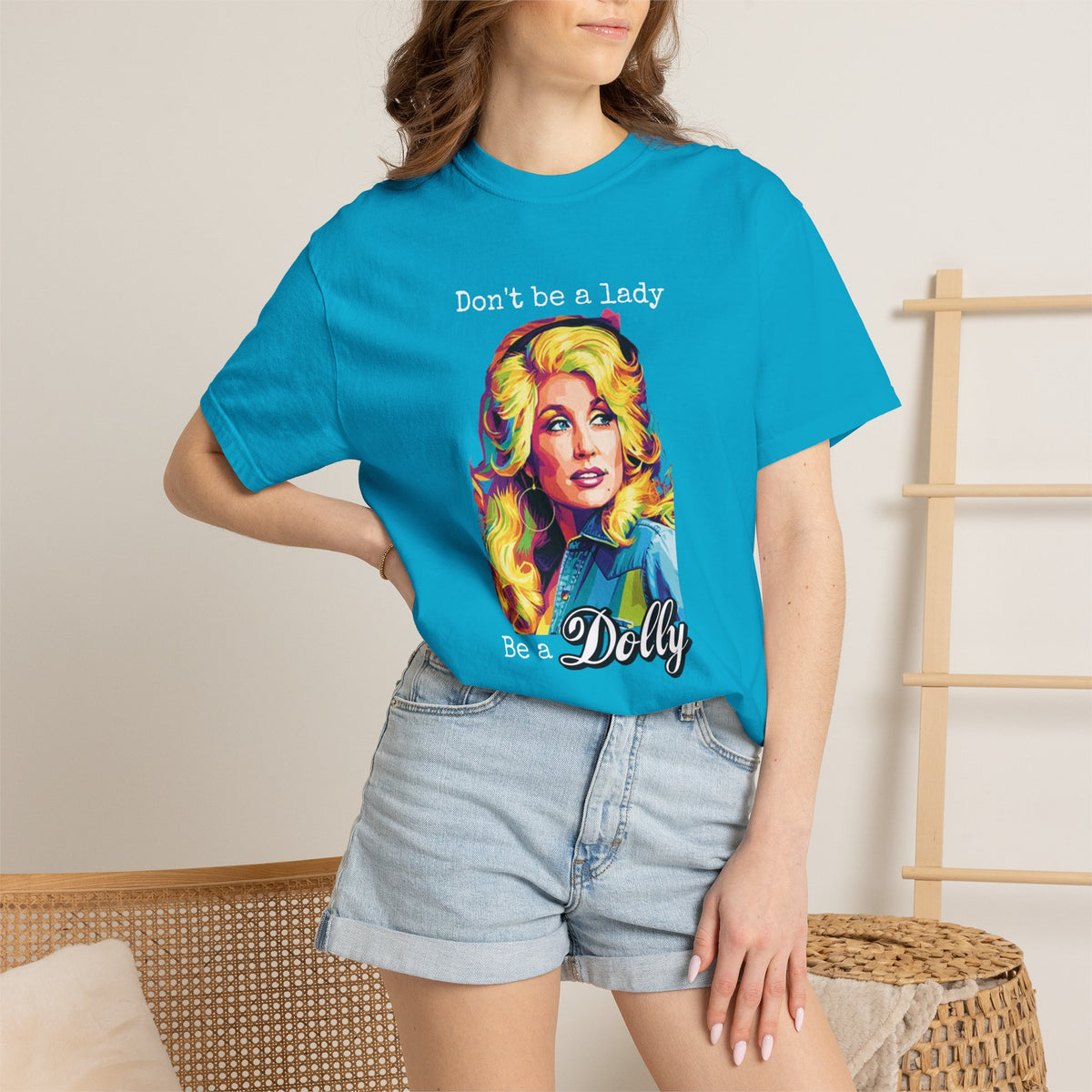 Don’t Be a Lady Be a Dolly Comfort Colors T-shirt | Retro Feminist Vintage Shirt