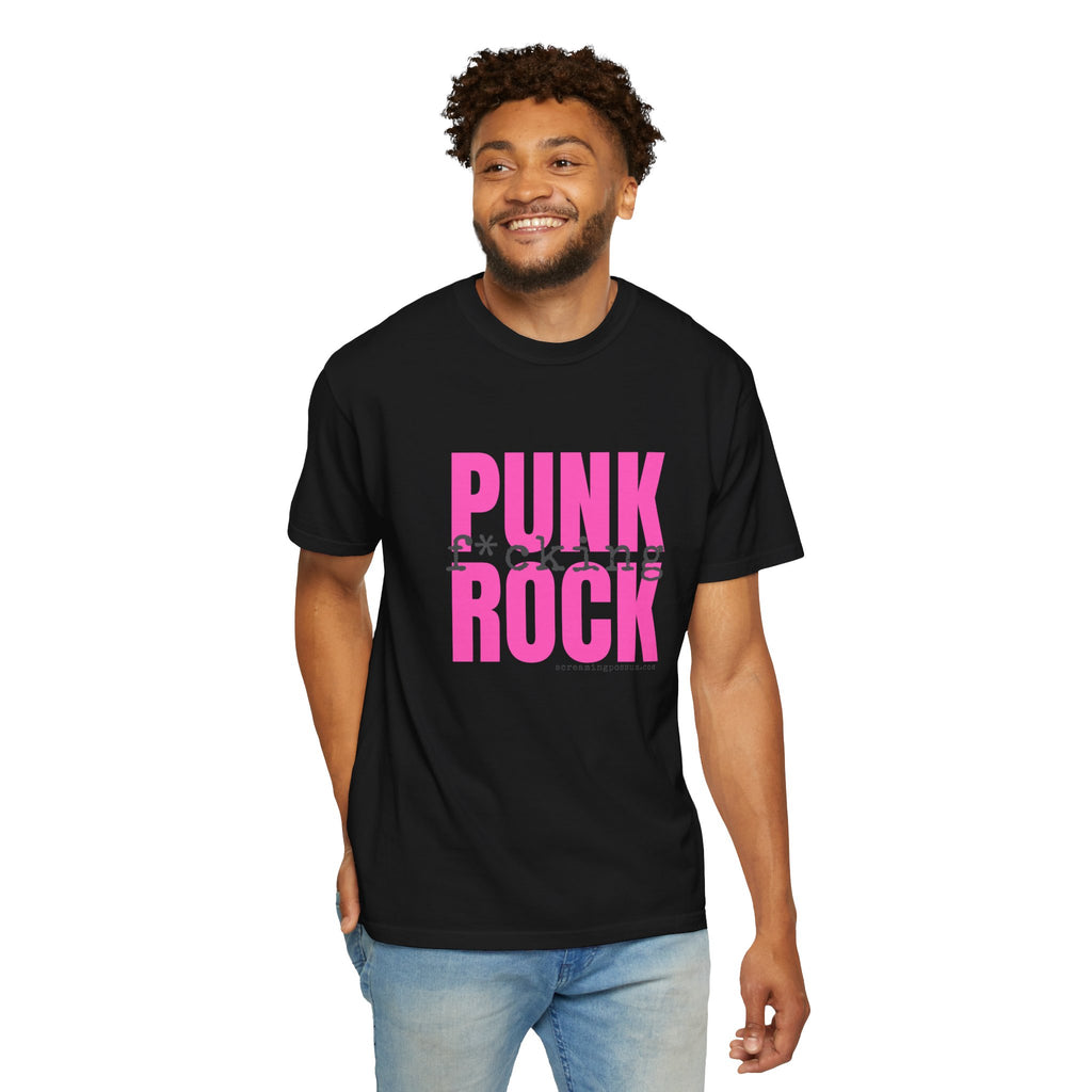 Punk Fucking Rock Comfort Colors Graphic T-Shirt