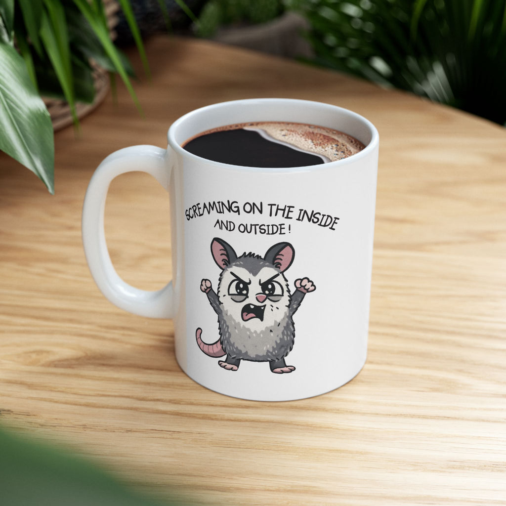 Screaming on the Inside Coffee Mug