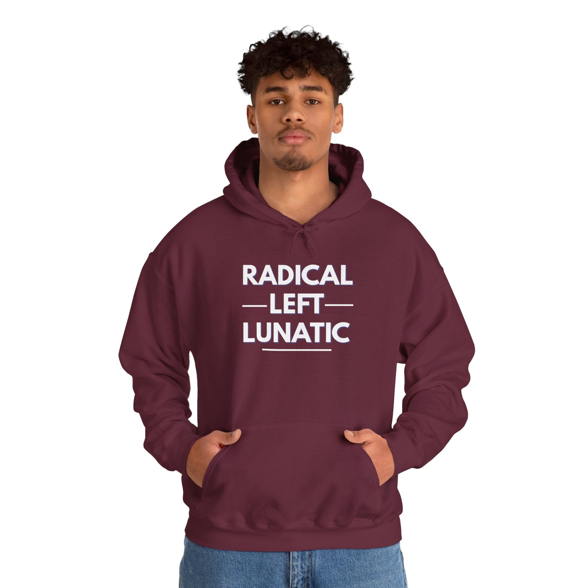 Radical Left Lunatic Gildan Pullover Hoodie