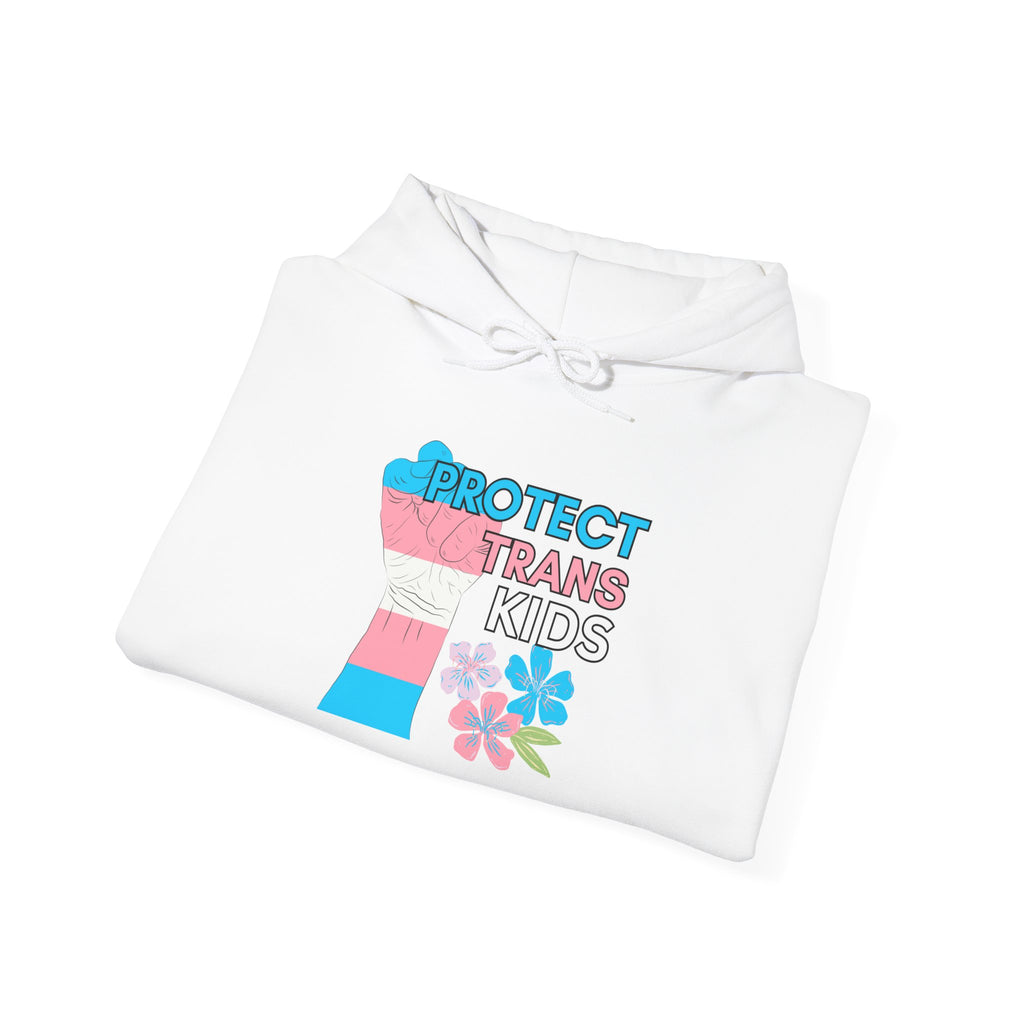 Protect Trans Kids Hoodie on Gildan Hooded Sweatshirt