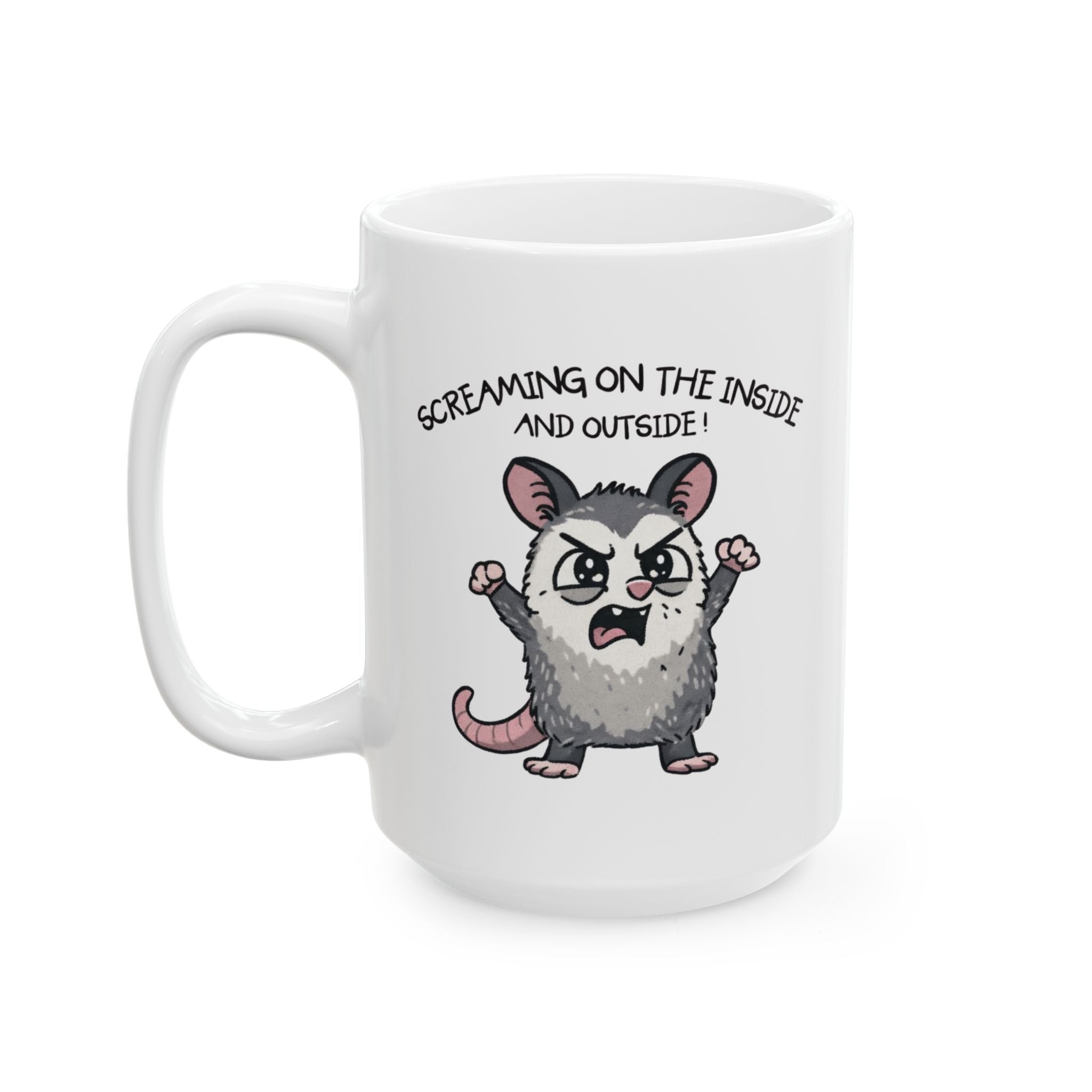 Screaming on the Inside Coffee Mug