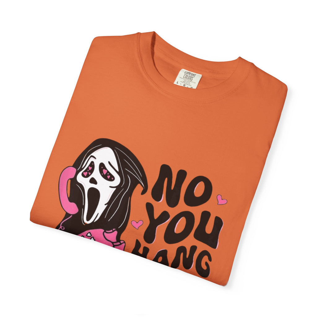 Ghostface Funny Halloween T-shirt, No you hang up Unisex Tee, Halloween Costume Shirt, Halloween Party Top, Spooky Tee Shirt