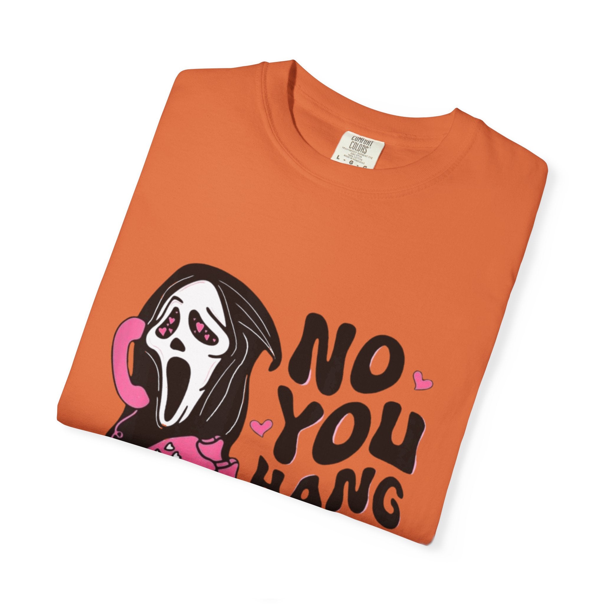 Ghostface Funny Halloween T-shirt, No you hang up Unisex Tee, Halloween Costume Shirt, Halloween Party Top, Spooky Tee Shirt