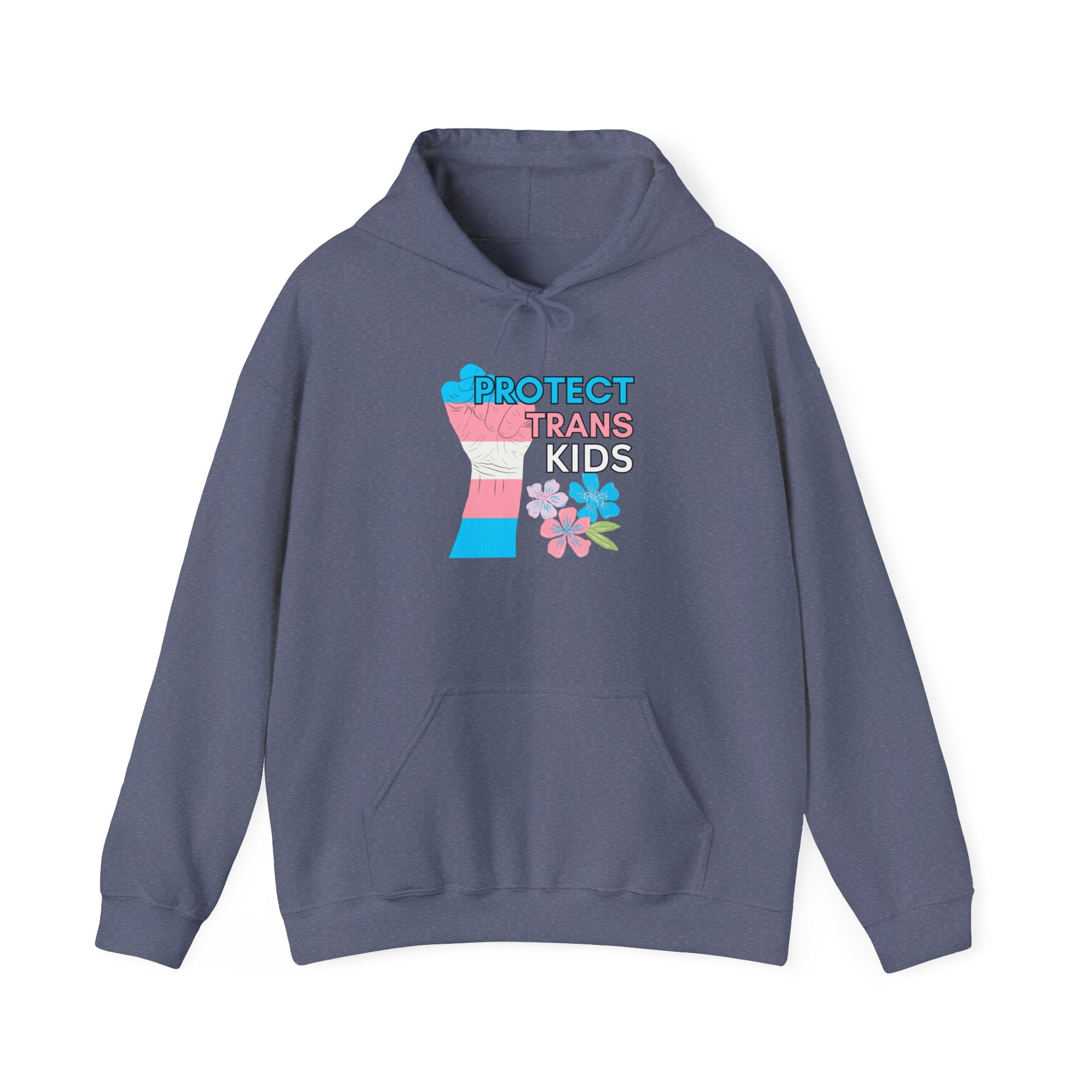 Protect Trans Kids Hoodie on Gildan Hooded Sweatshirt